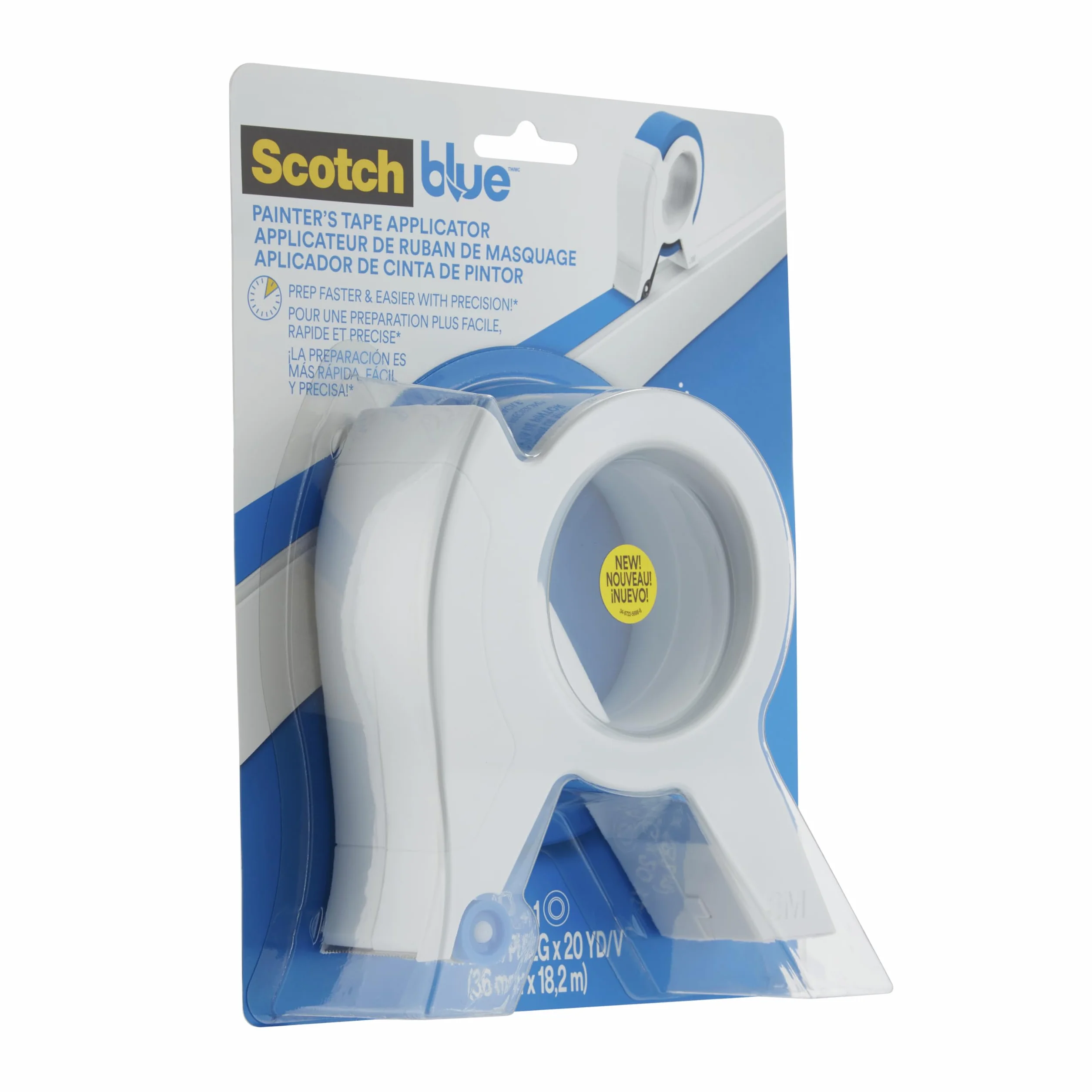 ScotchBlue Aplikator taśmy maskującej TA3-SB-ESF2090 + 1 rolka taśmy maskującej 2090, 36 mm x 18,2 m