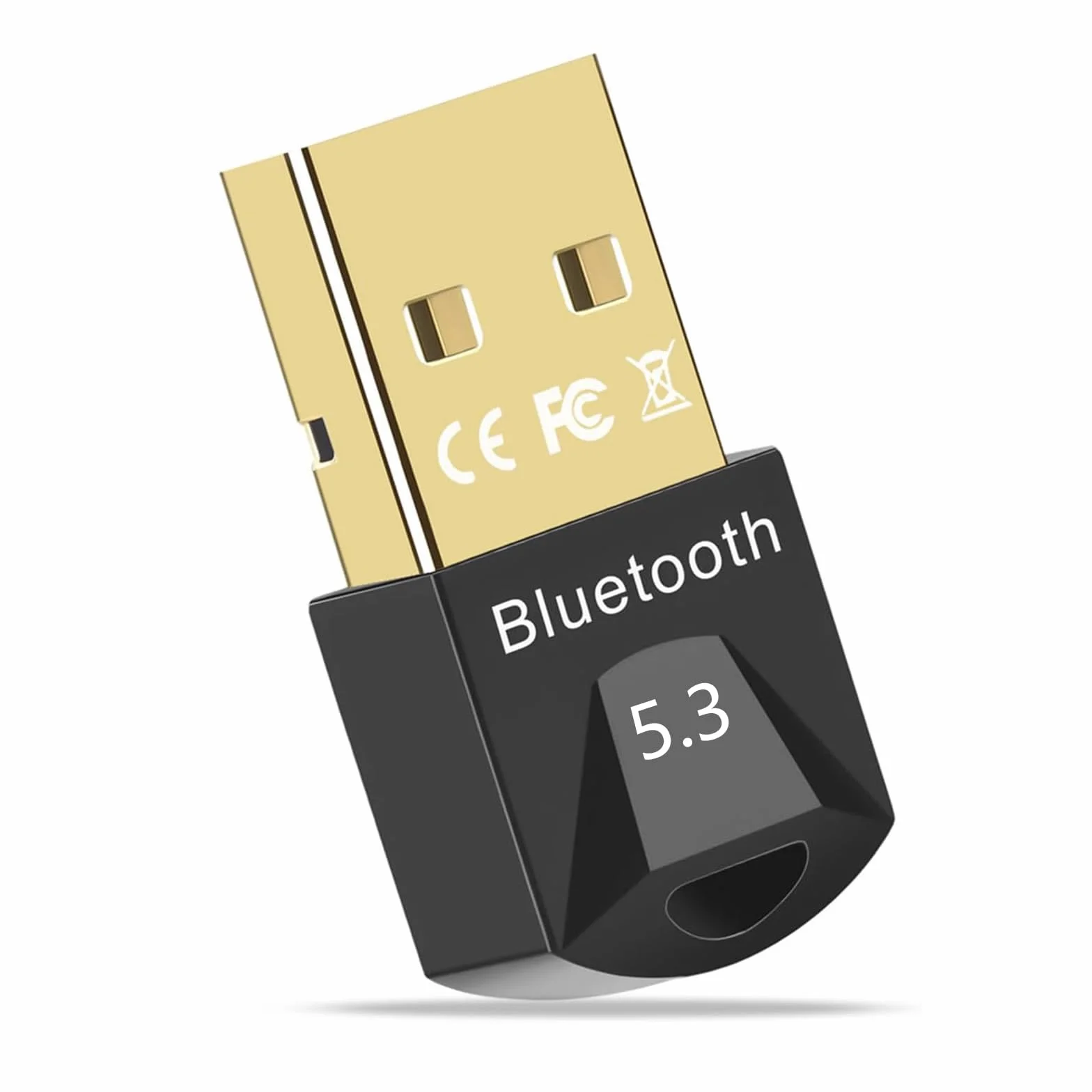 Adapter Bluetooth Dla komputera PC - Klucz Bluetooth Dla komputera USB Adapter 5.4 Plug Play USB Adapter Bluetooth Kompatybilny z Windows 11/10/8.1/7