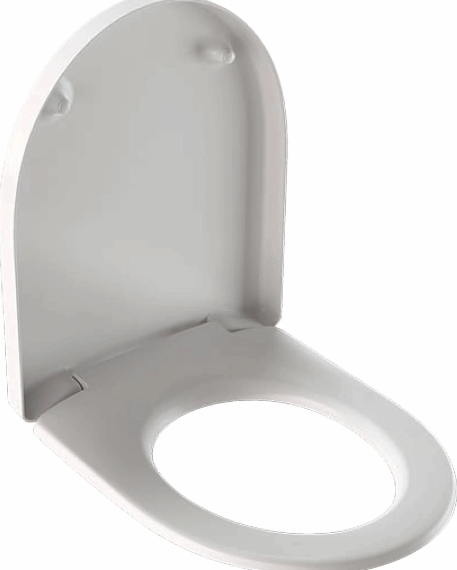 Geberit Renova Nr.1 Plan deska WC z pokryw? 573085, mocowanie od góry, zawiasy mosi?dz chromowany - 573085000