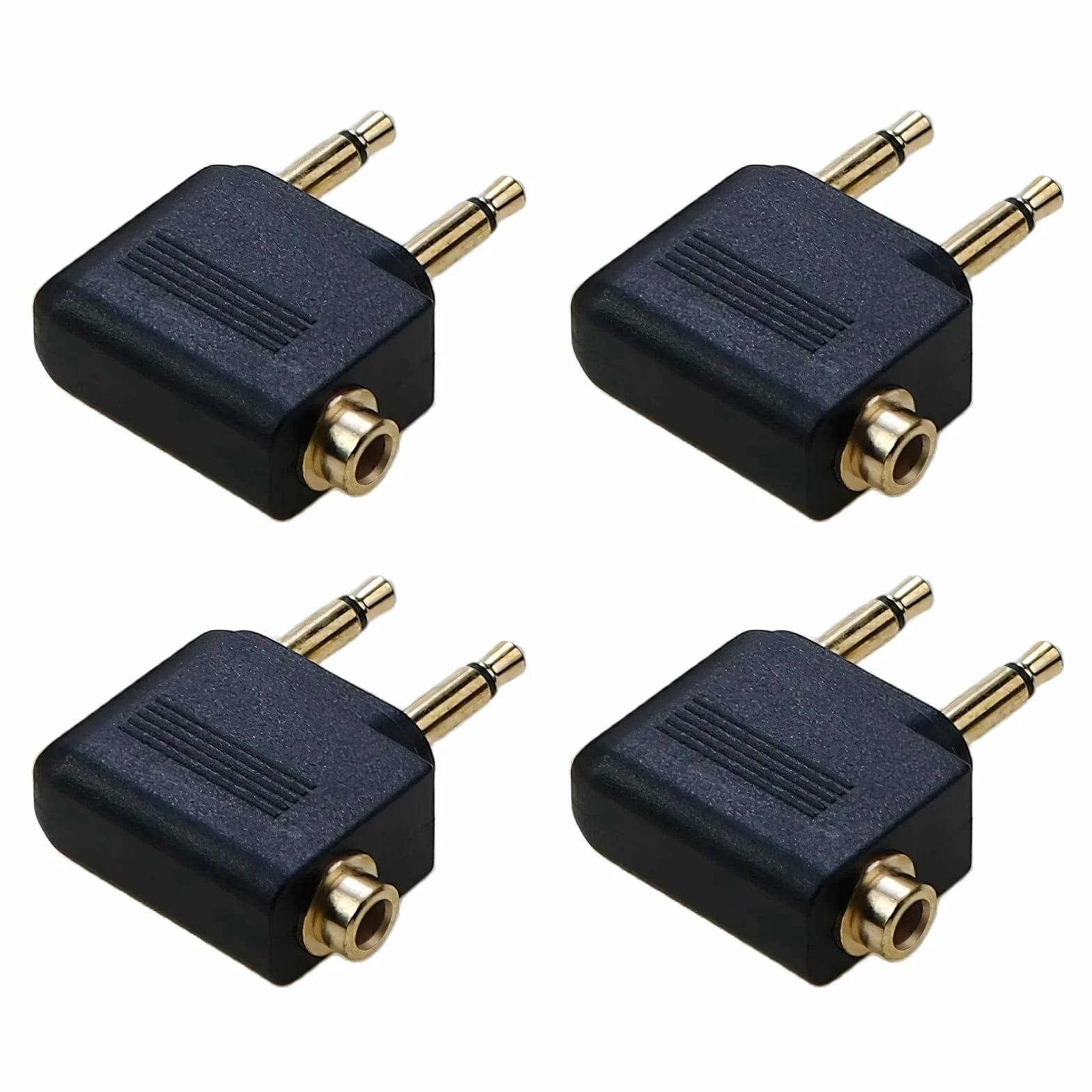 Adapter do słuchawek samolotowych 3,5 mm podwójny wtyczka audio zestaw