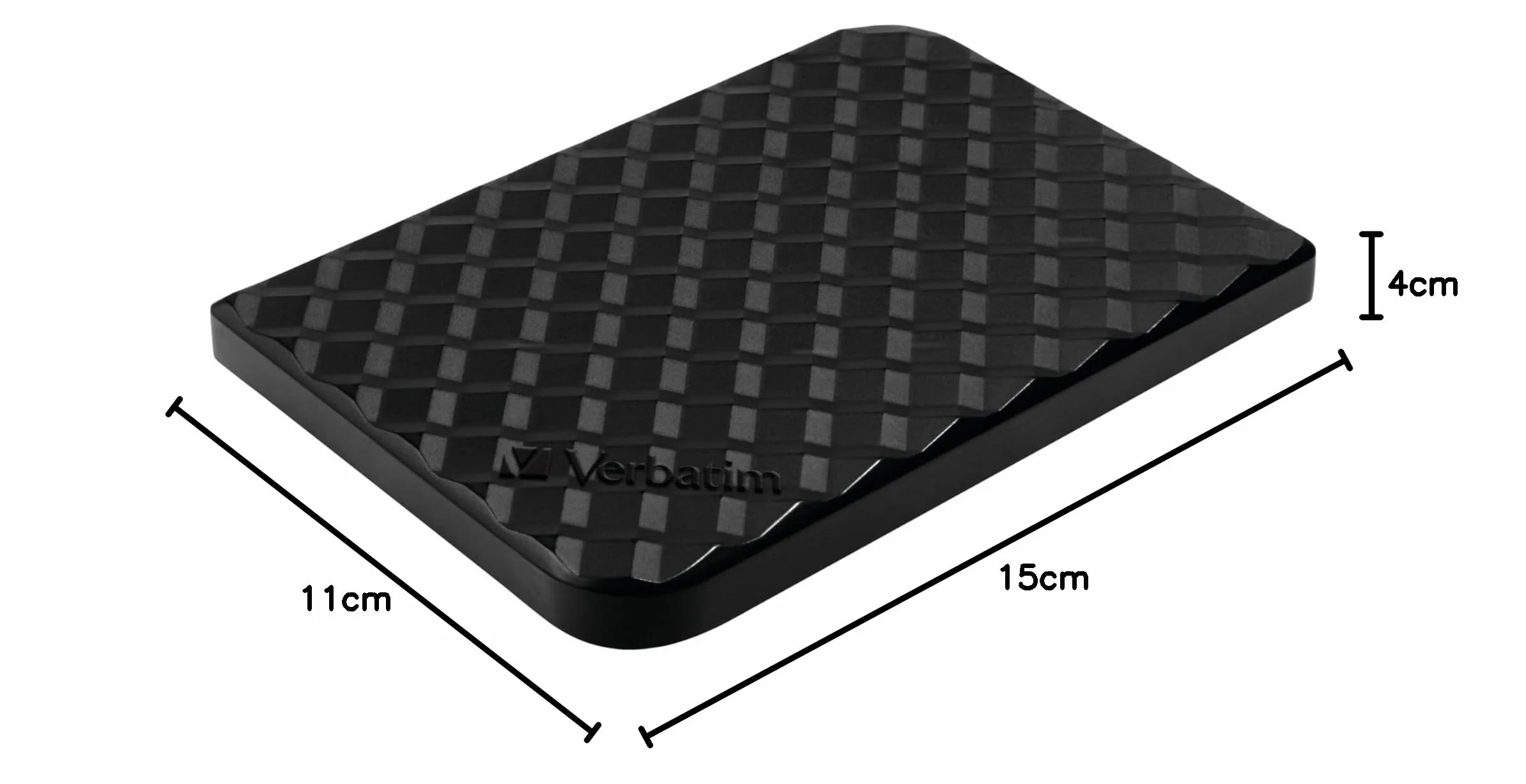 Verbatim Store 'n' Go Portable SSD - zewnętrzny dysk Solid State Drive z 1 TB i USB 3.2 GEN 1, port USB-C, czarny
