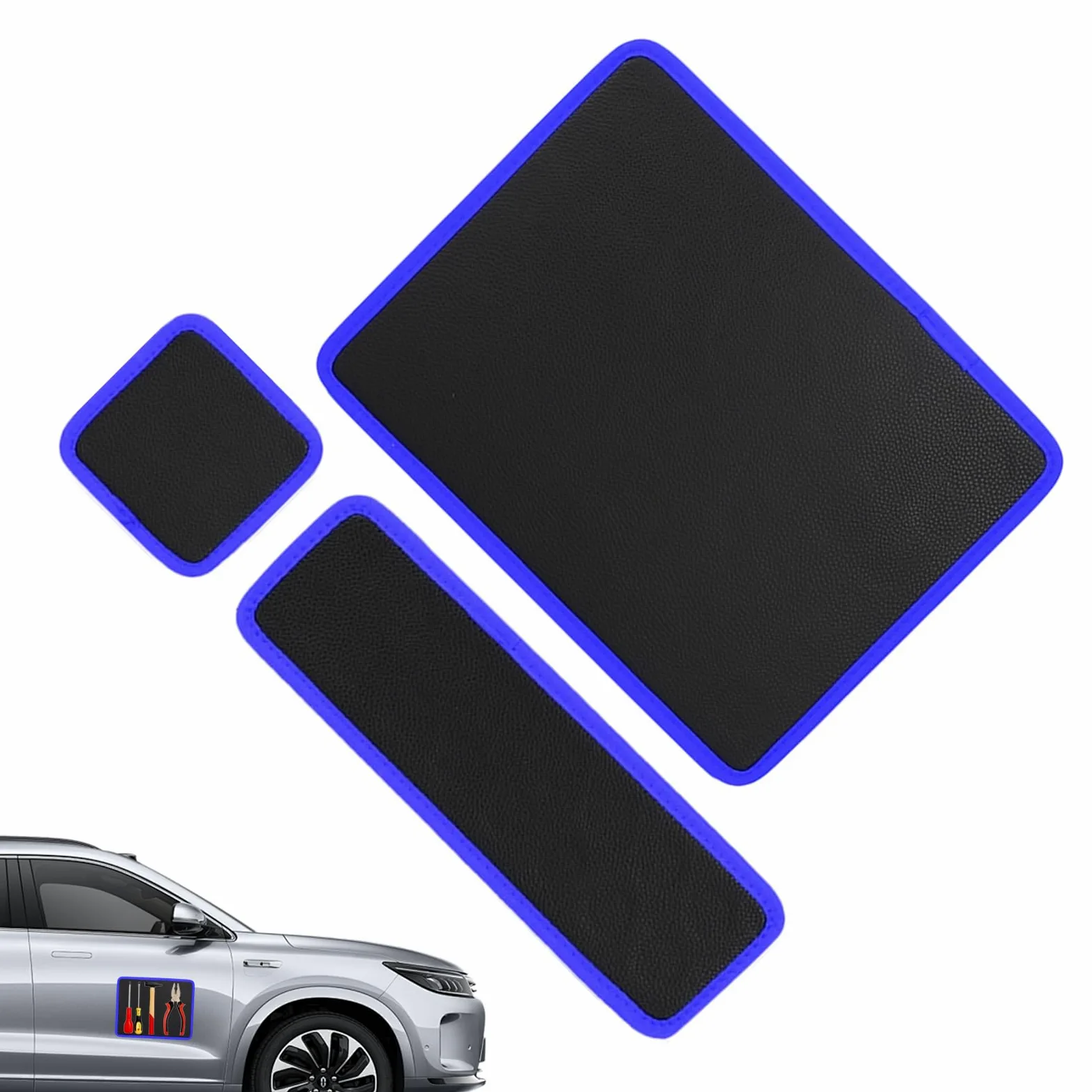 Magnetyczna Mata Na Narzędzia Dla Mechaników Organizer Na 3 Sztuki | Elastyczny I Antypoślizgowy Organizer Części Do Domu Garażu Warsztatu Naprawy Samochodów Dla Mechaników Elektryków