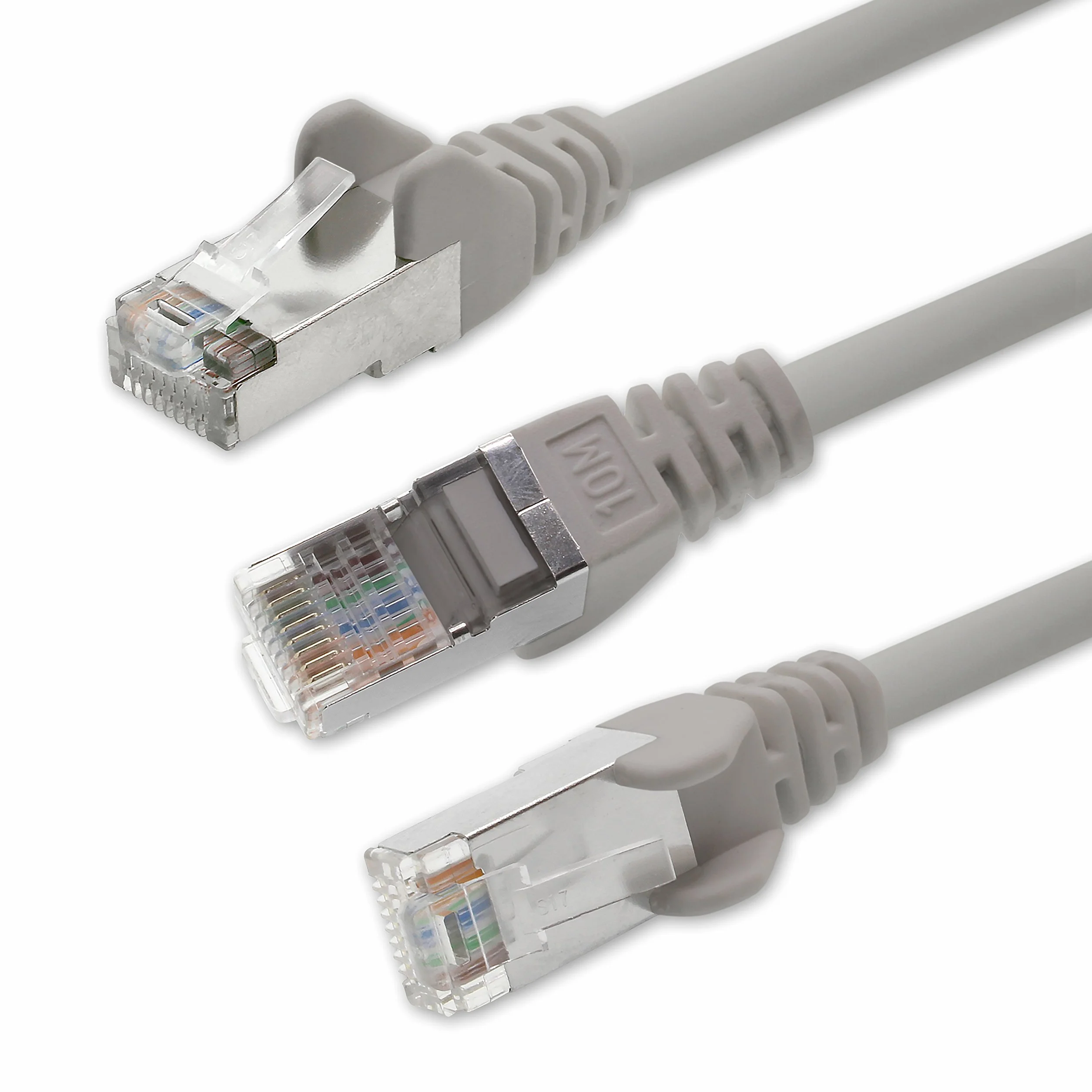 1aTTack CAT5 SFTP kabel sieciowy Ethernet LAN 2 x RJ45 7,5 m - szary