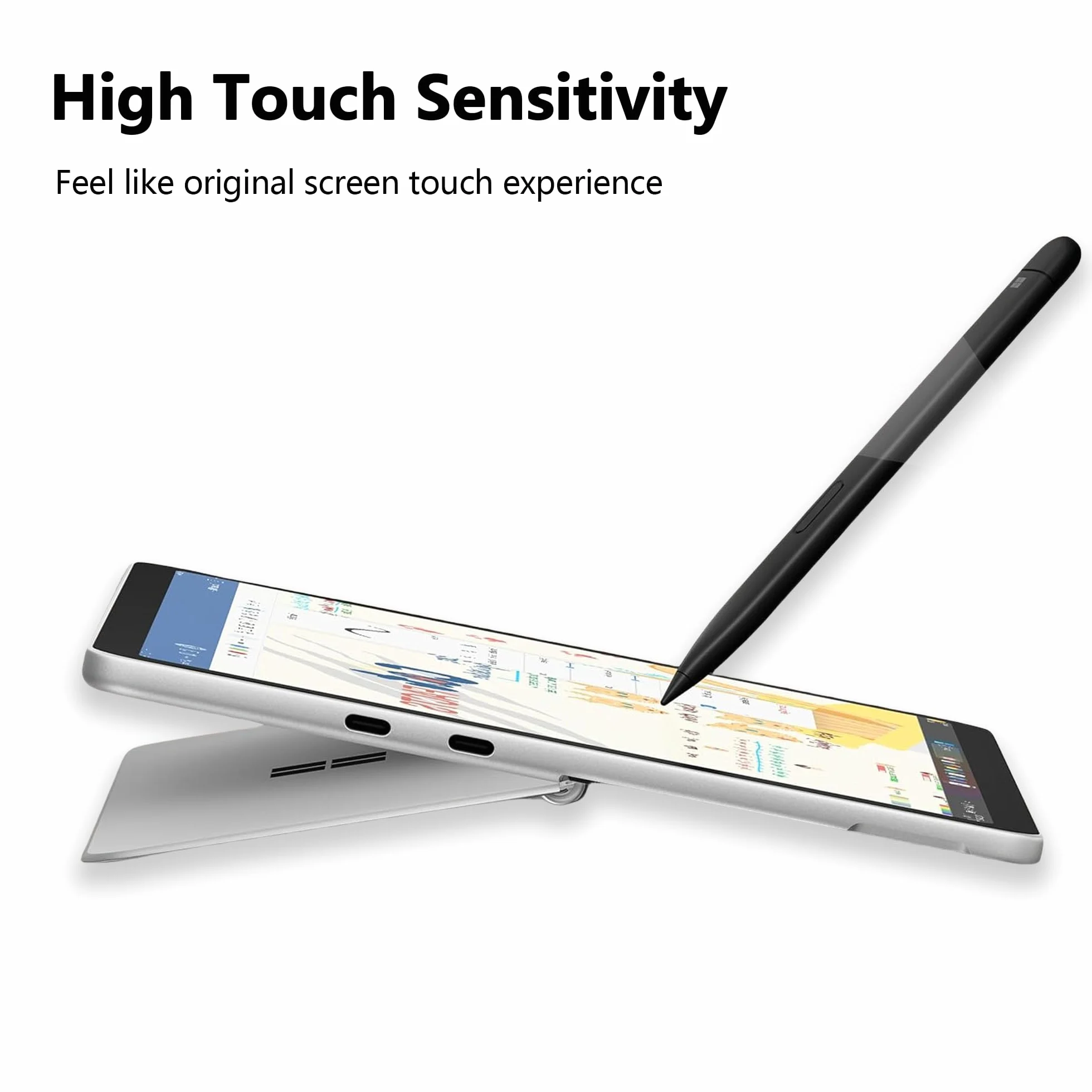 MEGOO Crystal Sense Screen Protector dla Surface Pro 12 cali (2025), ultra-cienkie szkło 9H, HD transparentność, wysoka czułość dotyku, przyjazny dla etui, odporny na ślady palców, 2 sztuki