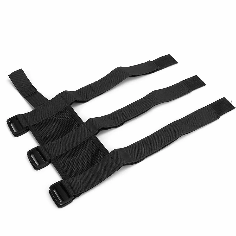 Ausla Uchwyt na gaśnicę z Regulowanym Paskiem do Wranglera Gladiator Trwałe, łatwo Dostępne Akcesorium Samochodowe (BLACK)
