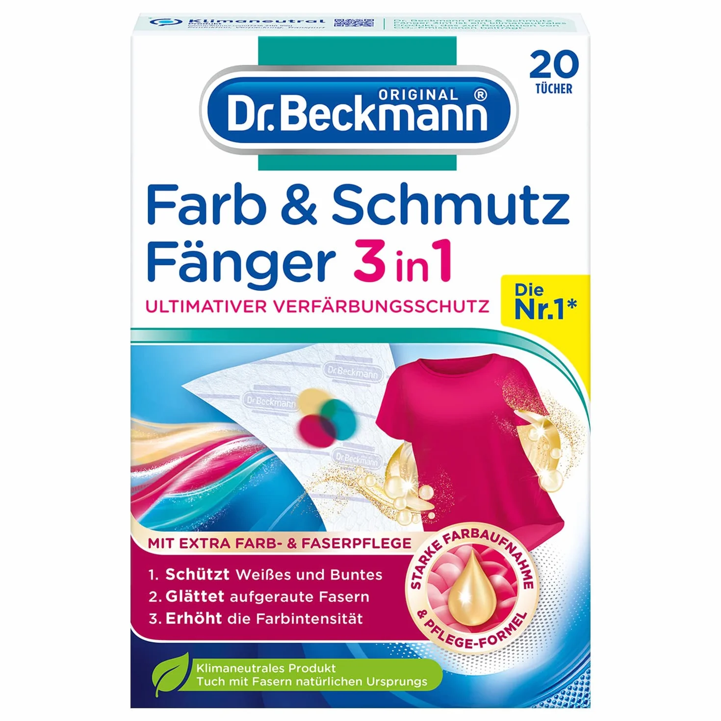 Dr. Beckmann Ściereczki Ochronne, 20 ściereczek