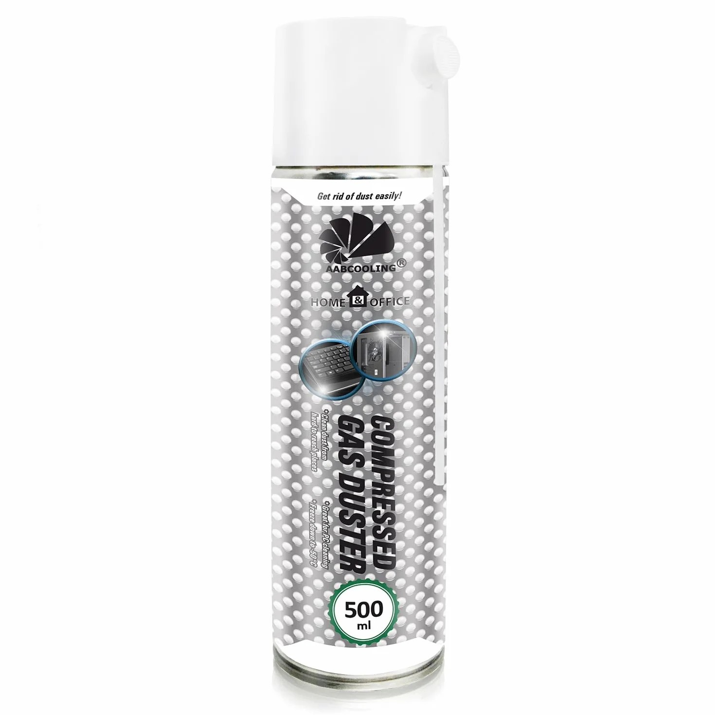 AABCOOLING Sprężony Gaz Duster 500 ml Odkurzacz w Sprayu do Czyszczenia Komputera