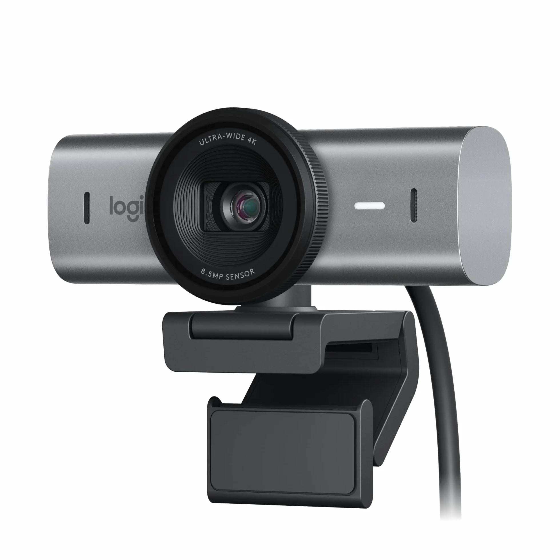 Logitech MX Brio Ultra HD 4K Kamera internetowa, 1080p 60 kl./s, USB-C, osłona kamery