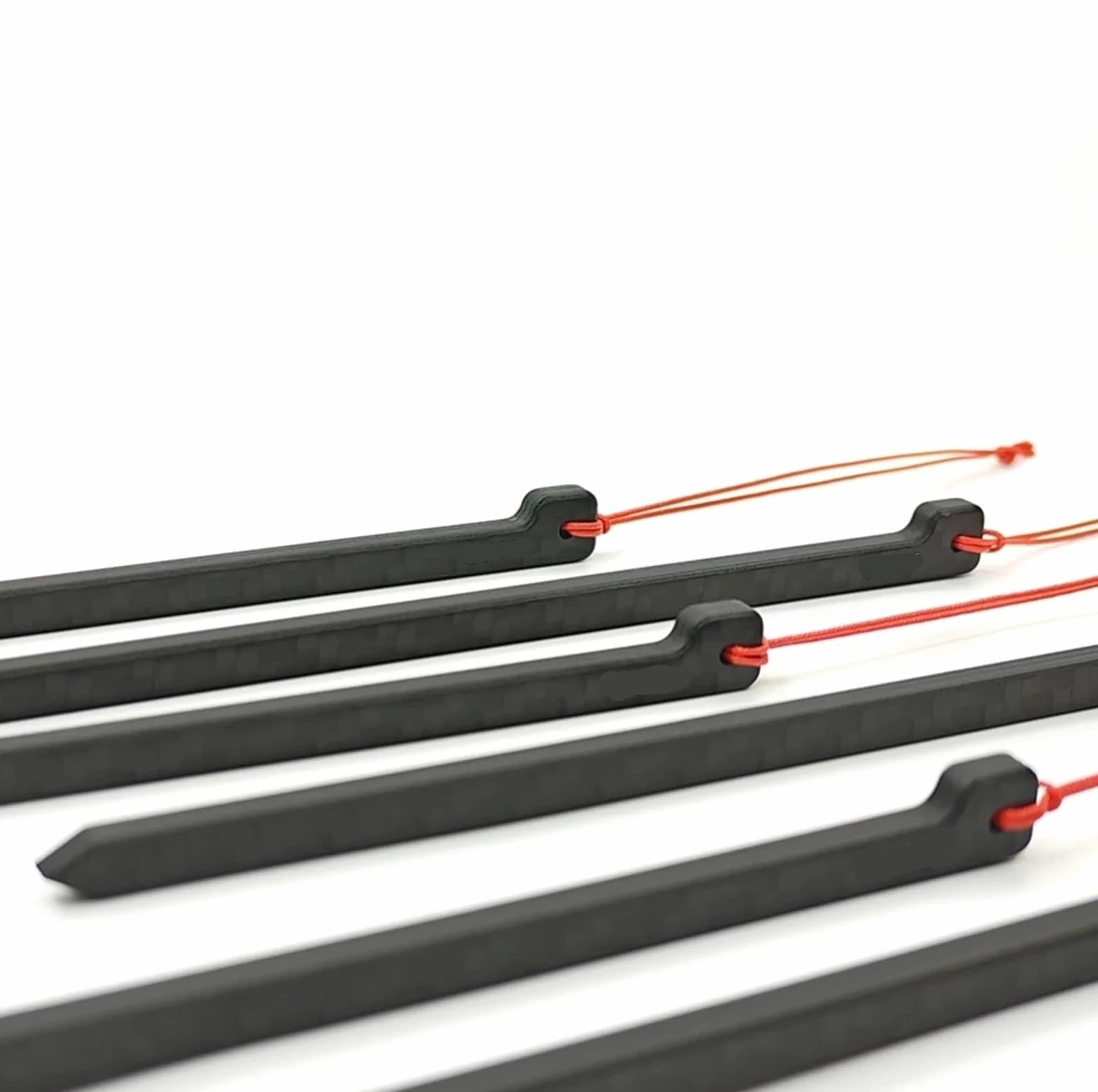 [HODR] Węglowe śledzie do namiotu, 12 cm, 3,7 g, ultralekkie gwoździe turystycznego, sprzęt kempingowy, turystyka piesza(12pcs)