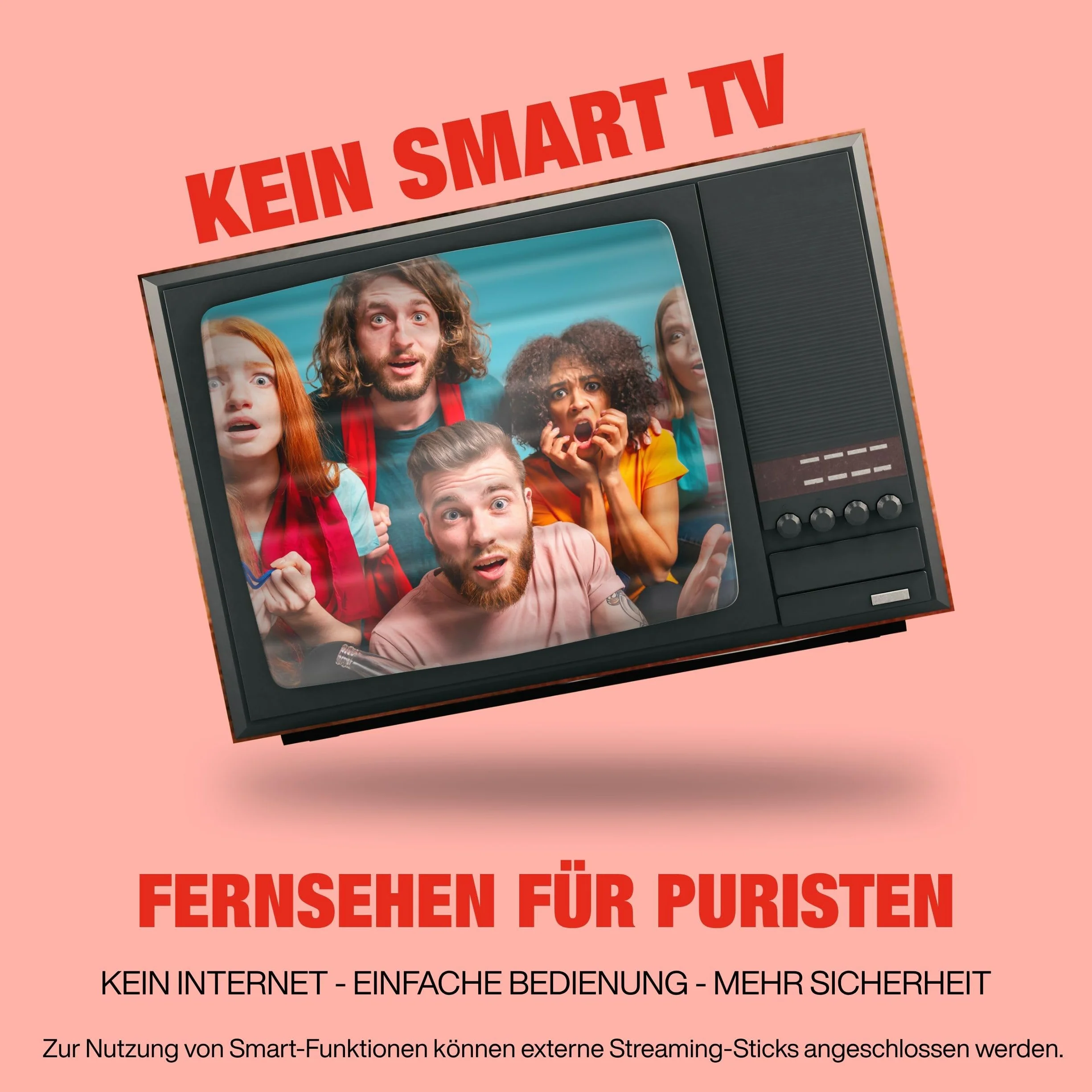 TELEFUNKEN XF40P900S 40" telewizor LED Full HD (1920 x 1080 pikseli) z ekranem o przekątnej ekranu 100 cm i wbudowanym potrójnym tunerem (2026)
