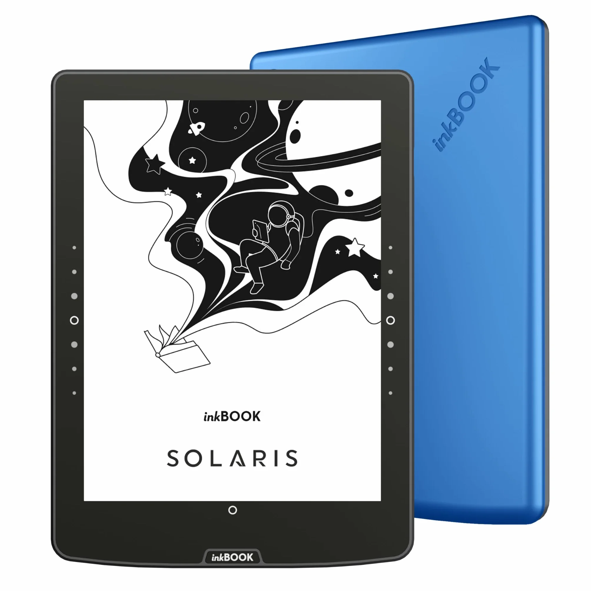 inkBOOK Solaris Blue 6" czytnik ebooków podświetlany ekran aplikacje Kindle Legimi Empik Go Wattpad audiobooki TTS bez reklam polskie menu
