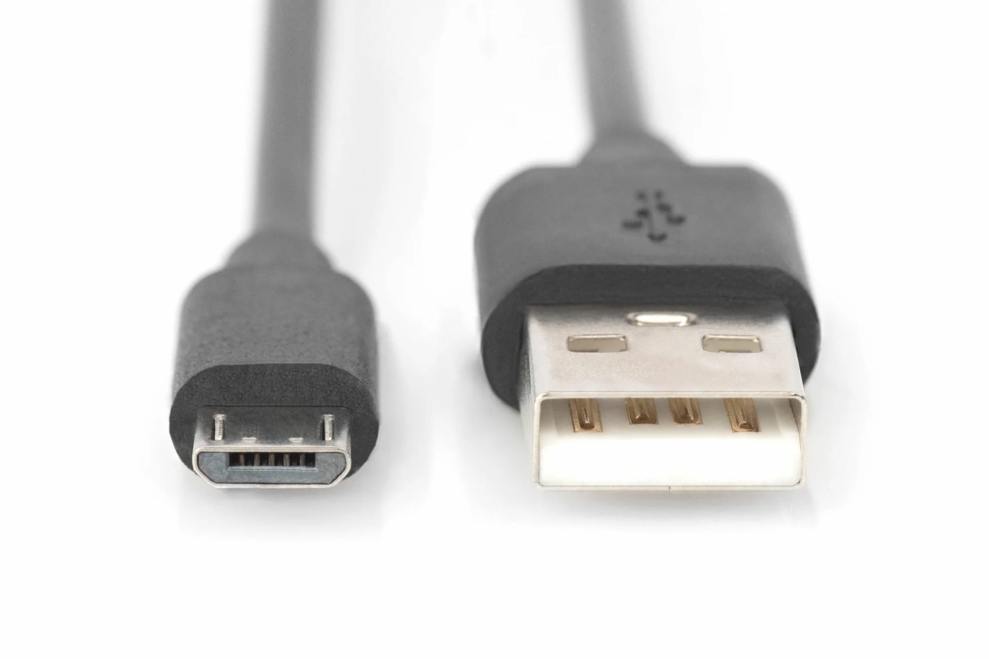 DIGITUS Kabel USB 2.0 1,8 m USB-A do Micro B 480 Mb/s czarny