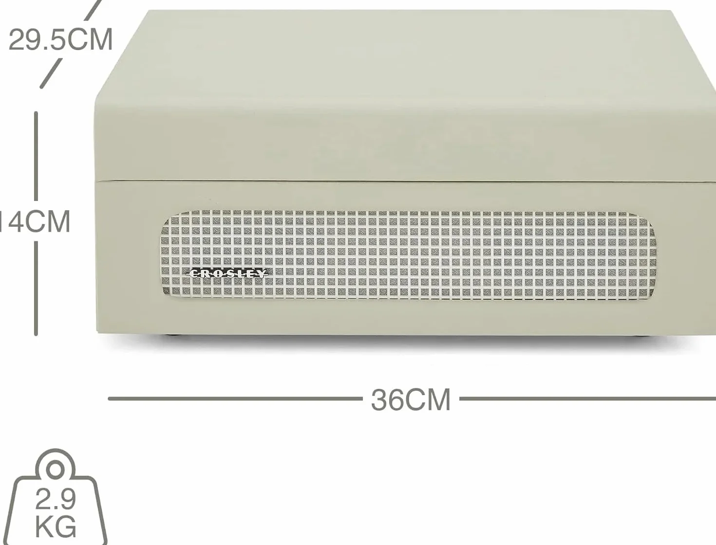 Crosley CR8017B-DU4 Voyager Bluetooth rozdzielacz płyt - światło dune