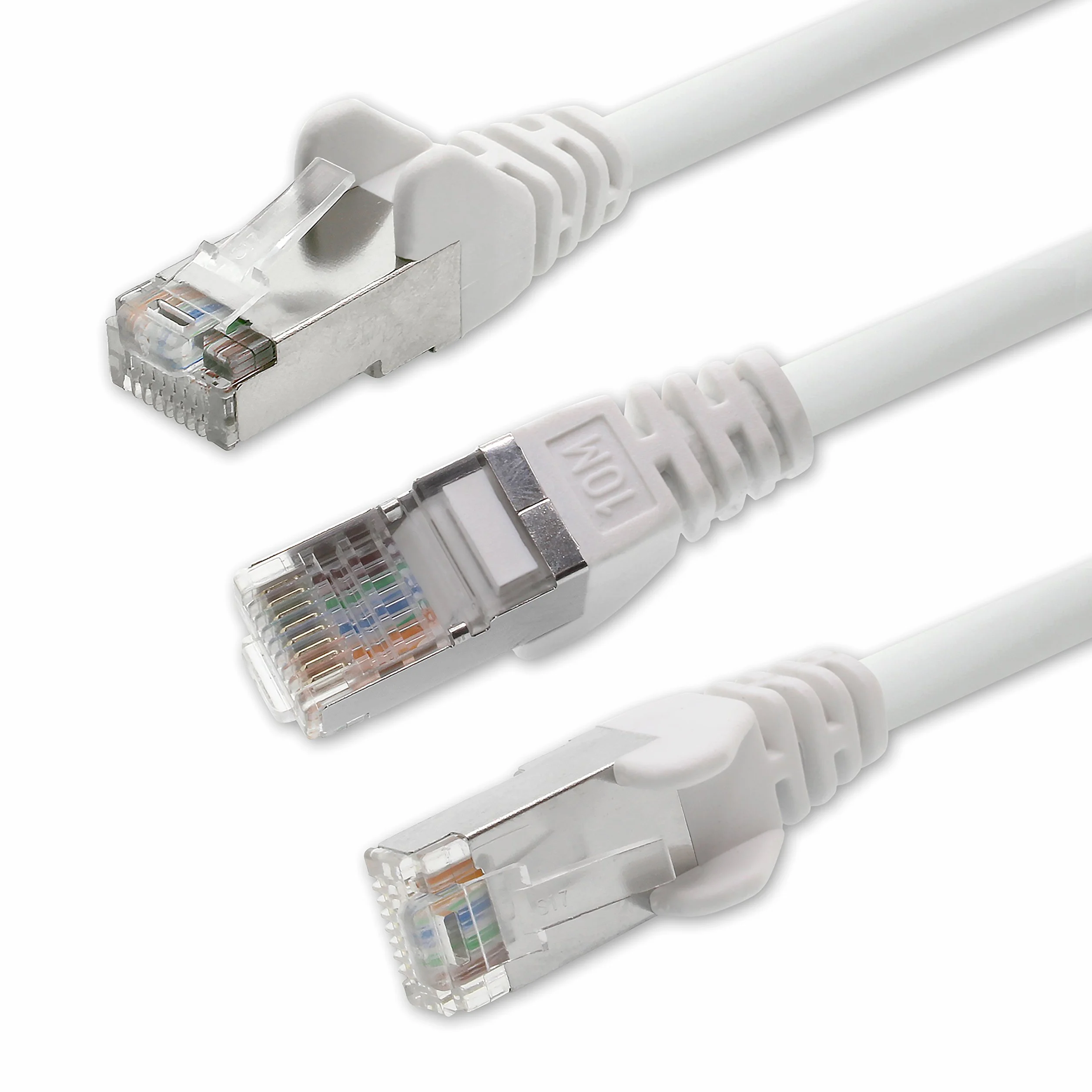 1aTTack CAT5 SFTP kabel sieciowy Ethernet LAN z 2 x RJ45 30 m - biały