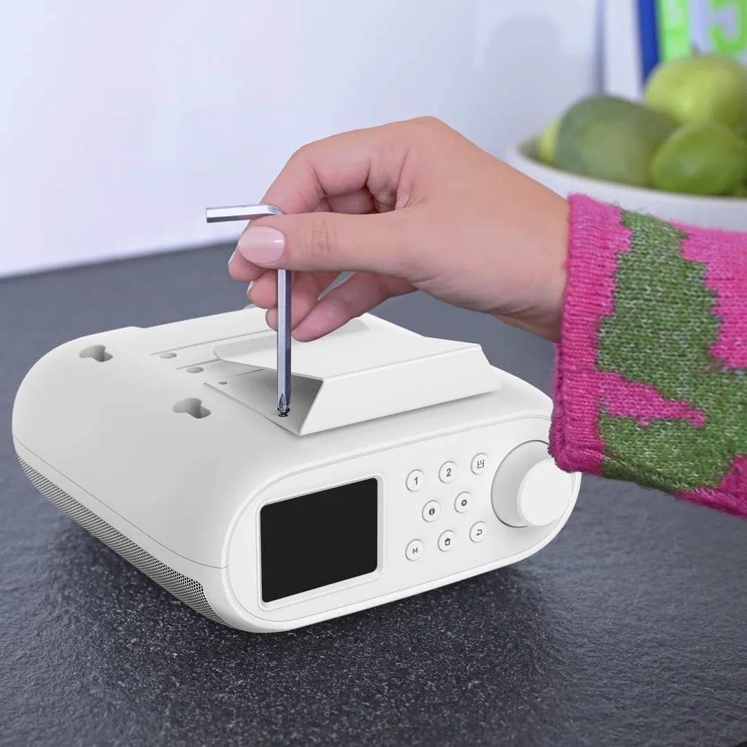 Hama DIR400 radio cyfrowe DAB+ Bluetooth FM Wi-Fi 2,4/5 GHz montaż podszafkowy biały