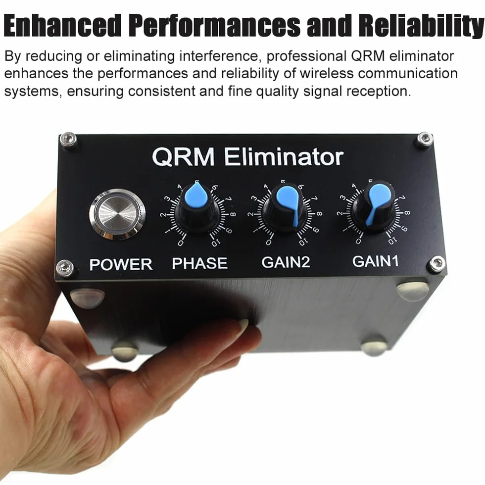Eliminator QRM Phase X Control PTT 1-30 Band HF zintegrowany ze stopu aluminium