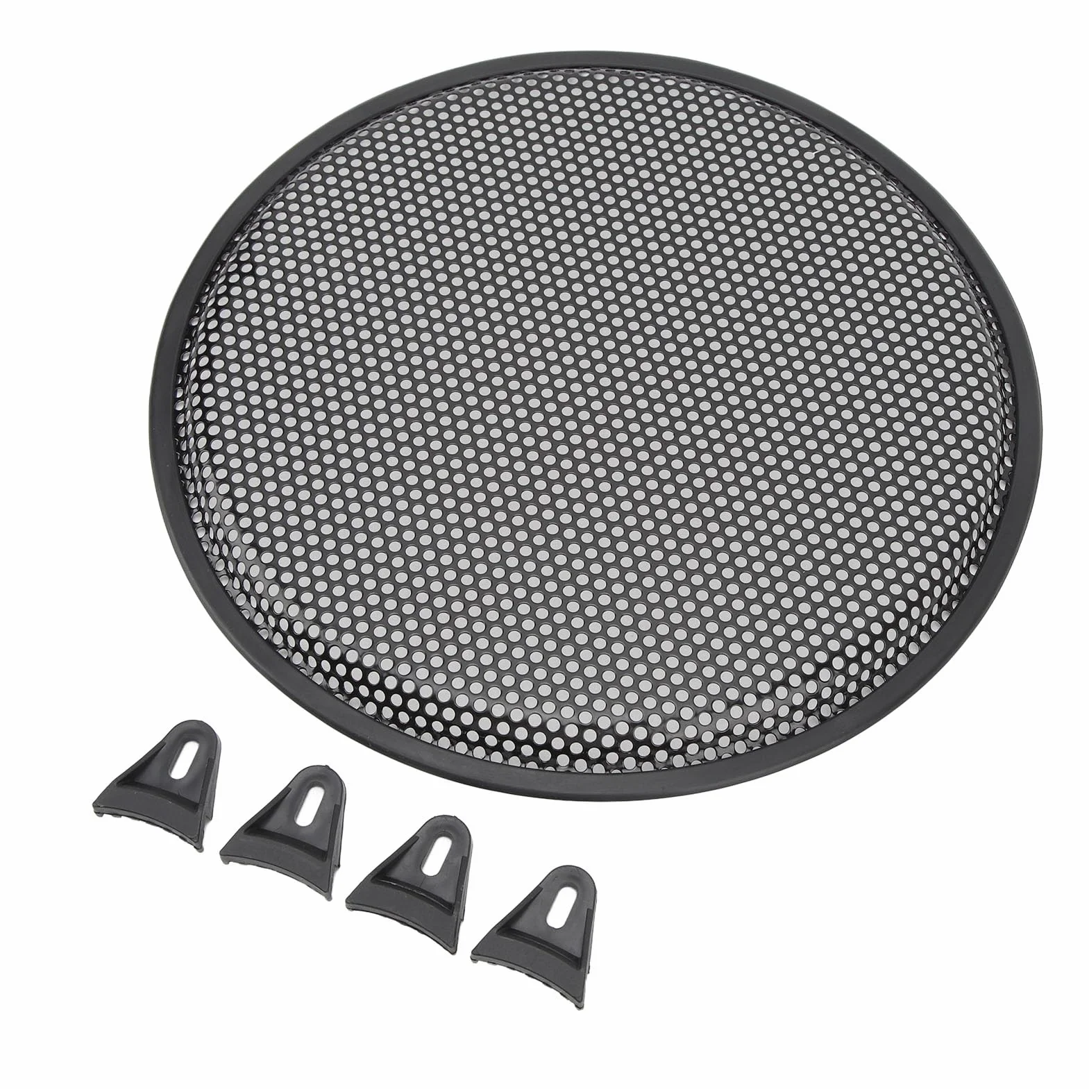 Maskownica Głośnika 12-calowa Kratka Głośnika Żelazny Subwoofer Okrągła Osłona Audio Mesh do Samochodu RV