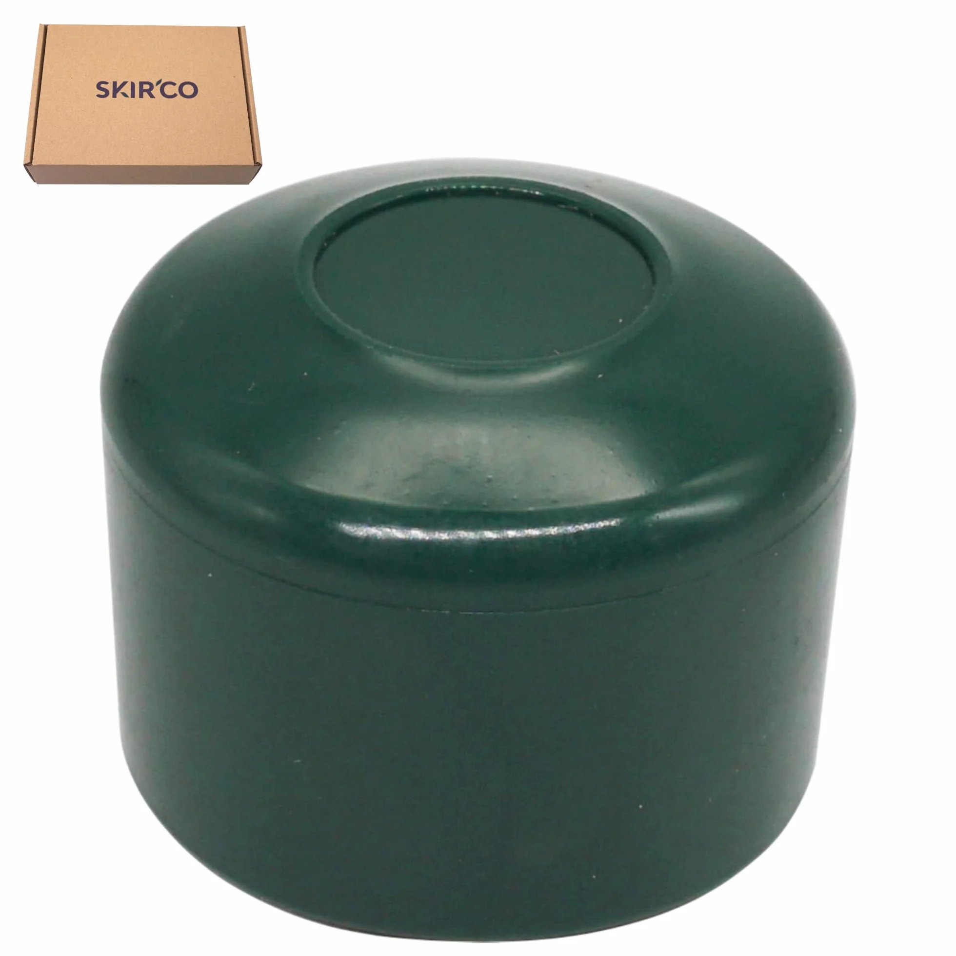 SKIR'CO (30 szt.) Zaślepki słupków ogrodzeniowych, okrągłe 40 mm, zielone plastikowe zaślepki do okrągłych słupków ogrodzeniowych, osłony słupków ogrodzeniowych