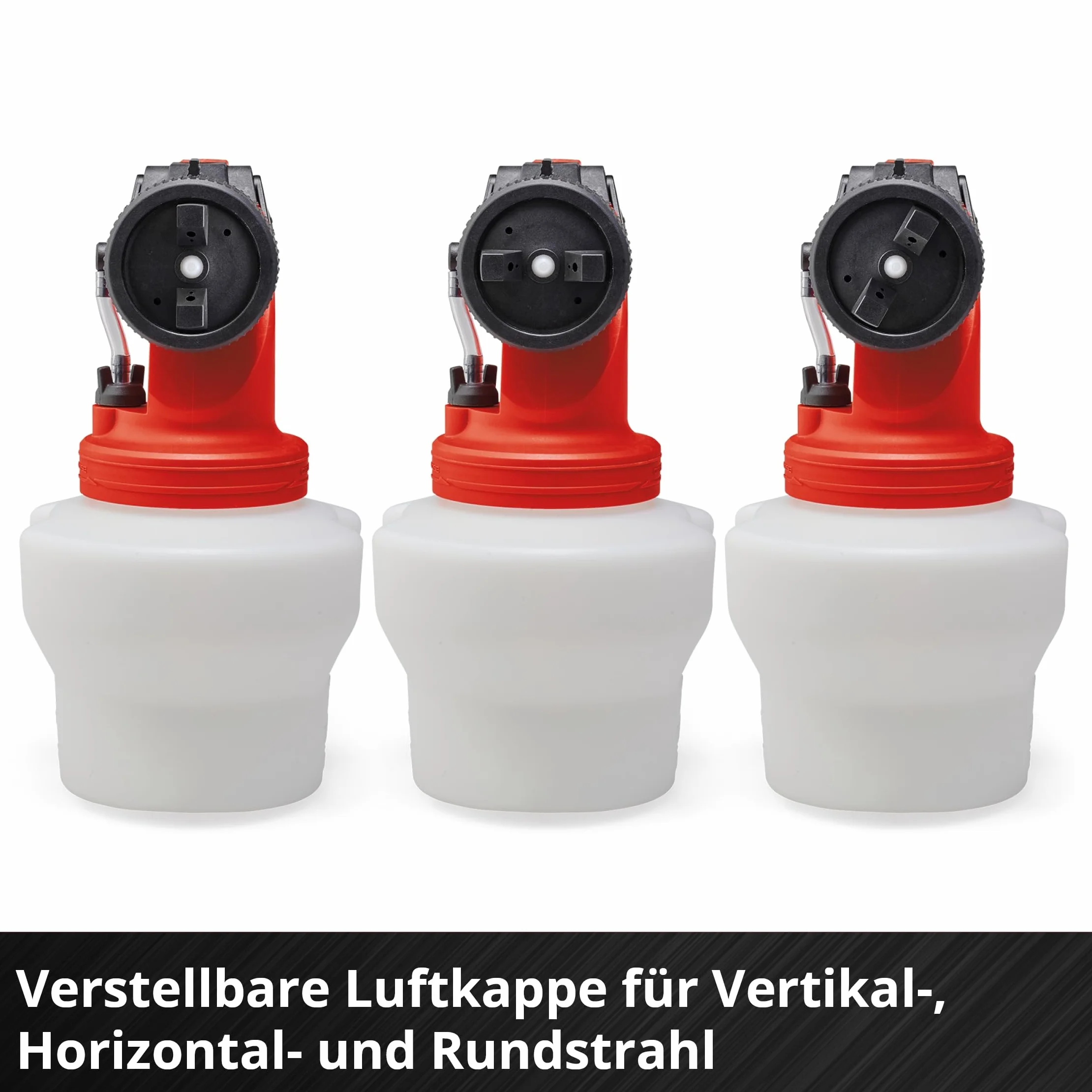 Einhell TE-SY Bezprzewodowy opryskiwacz farb 18/90 Li-Solo Power X-Change (18 V, przepływ 1000 ml/min, zbiornik 1200 ml, regulowany przepływ powietrza/ilość farby z akcesoriami, bez baterii)