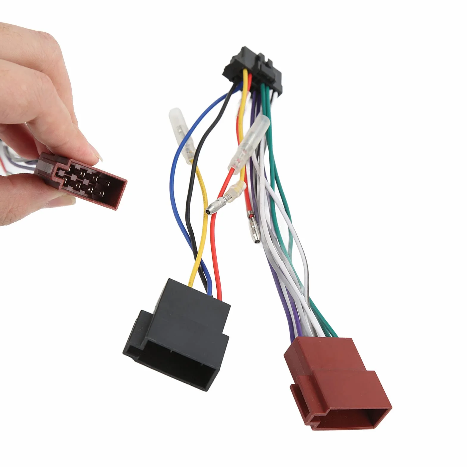 ISO Radio Wiązka Przewodów Samochód ISO Wireless Radio Adapter Wiązki Przewodów Bezstratny ABS Wymiana Akcesoriów Samochodowych dla Pioneer AVH 270BT AVH 280BT Uprząż ISO Radio