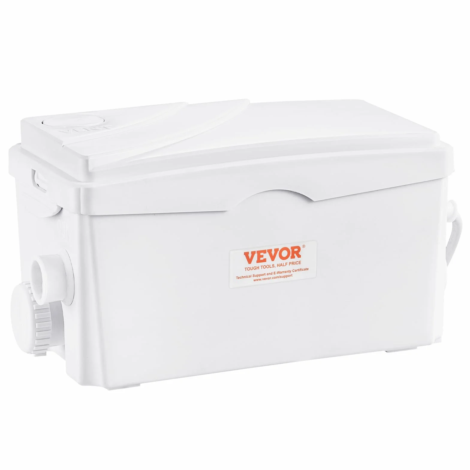 VEVOR Macerator 350 W Pompa Toaletowa 6000 l/h 7 m Zbiornik 3 Wkłady