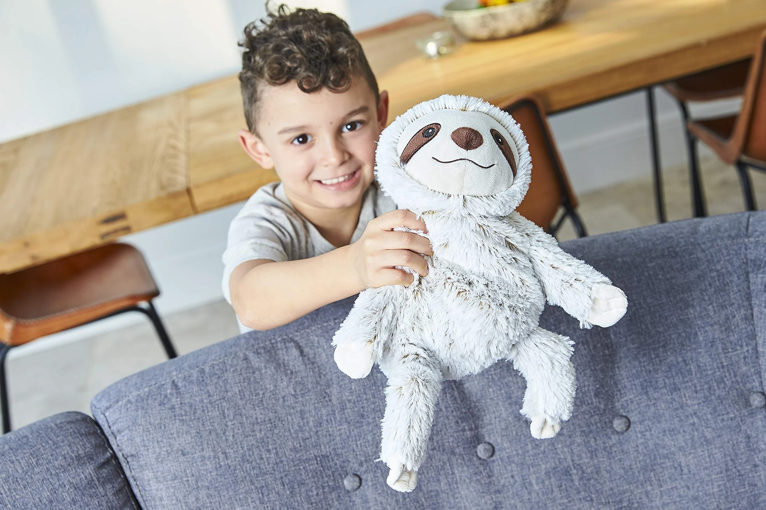 Warmies® 33 cm w pełni podgrzewana miękka zabawka zapachowa z francuską lawendą - leniwiec prawoślazowy