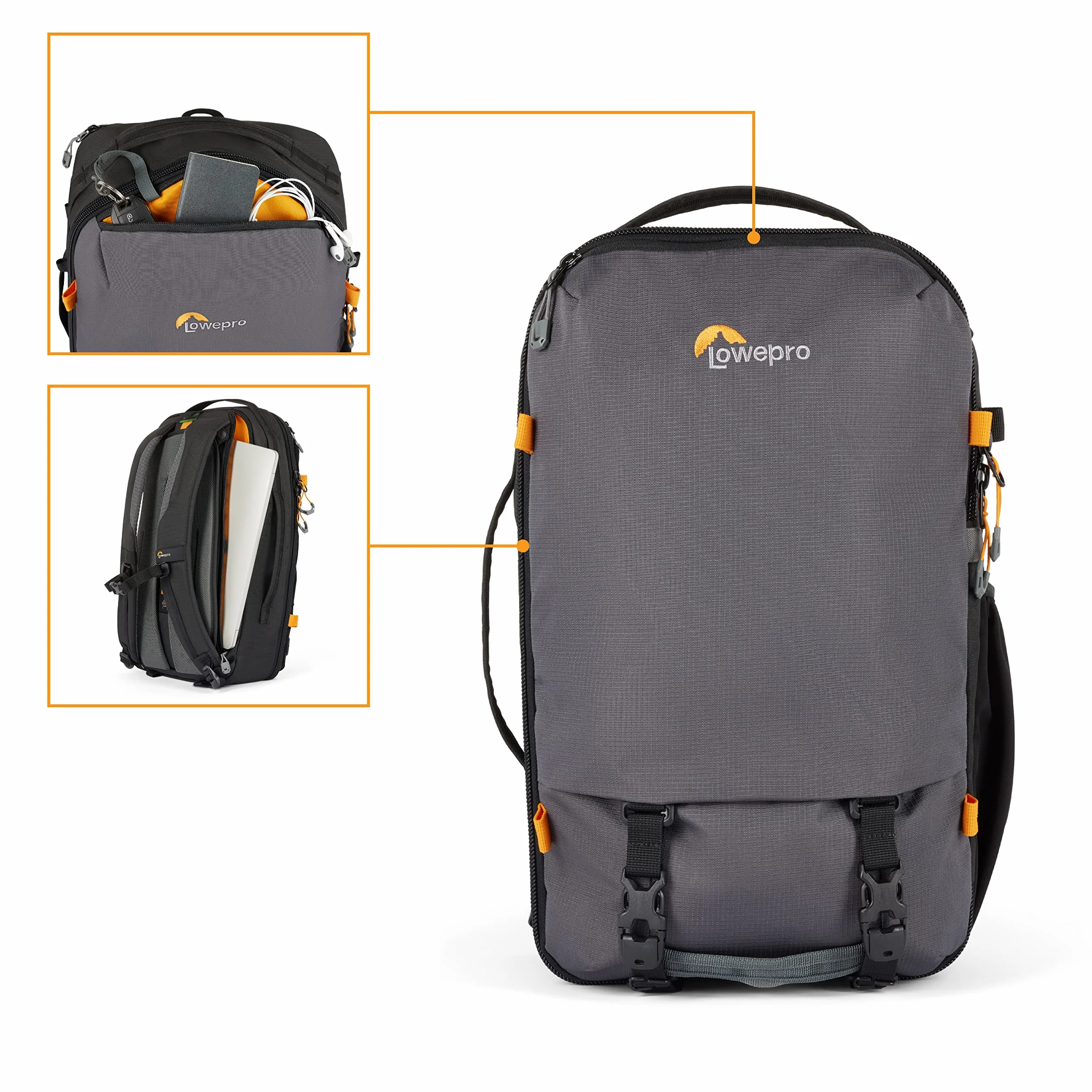 Lowepro Trekker Lite BP 150 plecak na aparat ze zdejmowaną wkładką szary