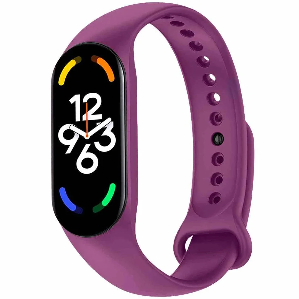 OcioDual Silikonowy pasek kompatybilny z Xiaomi Mi 6/ 5, Amazfit Band 5, czarny, silikonowy pasek, wysuwany