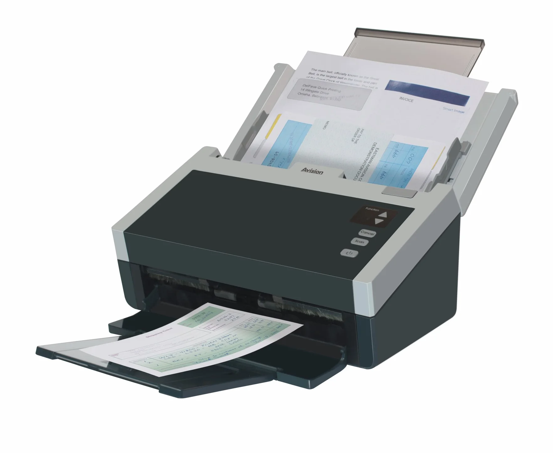 Avision AD240U CCD A4 Duplex skaner dokumentów 100 stron ADF 60ppm/120 ipm USB Ultrasonic TWAIN