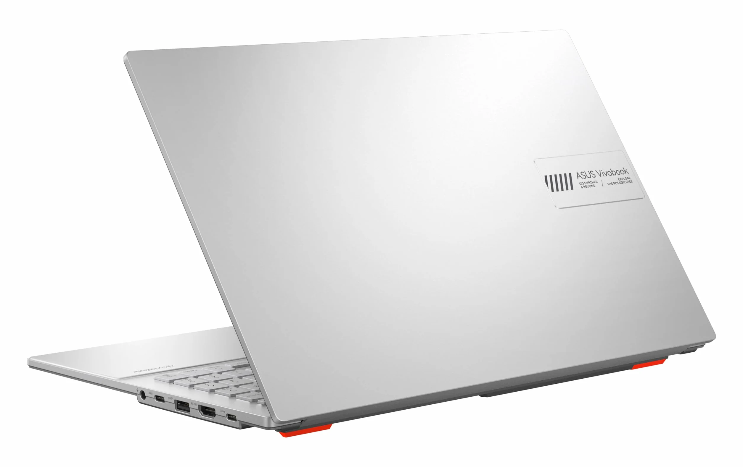 ASUS Vivobook Go 15 OLED E1504FA-BQ2451W laptop o przekątnej 39,6 cm (15,6"), Full HD, AMD Ryzen 5 7520U, 16 GB RAM, 512 GB SSD, Radeon 610M, Windows 11 Home, zimna srebro, hiszpańska klawiatura