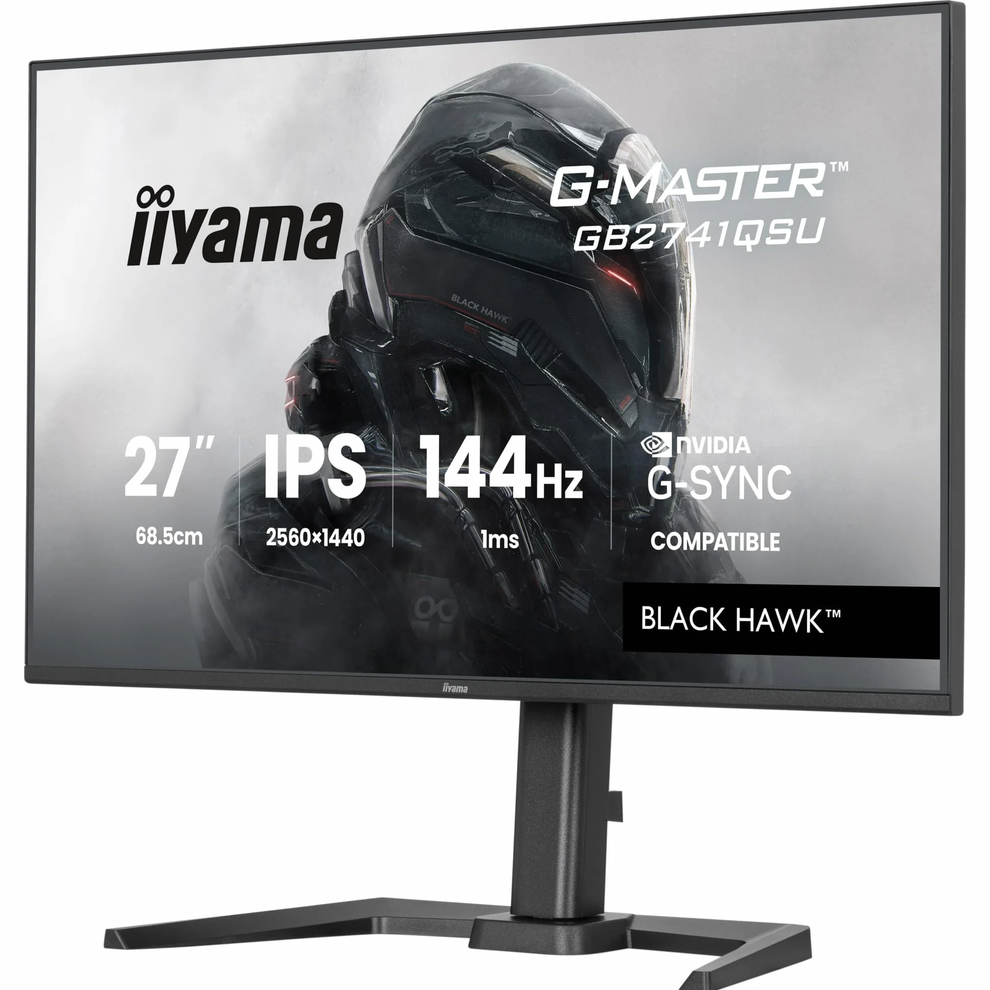 iiyama GB2741QSU-B1-27,IPS,2560x1440/144Hz,1H1DP, Has