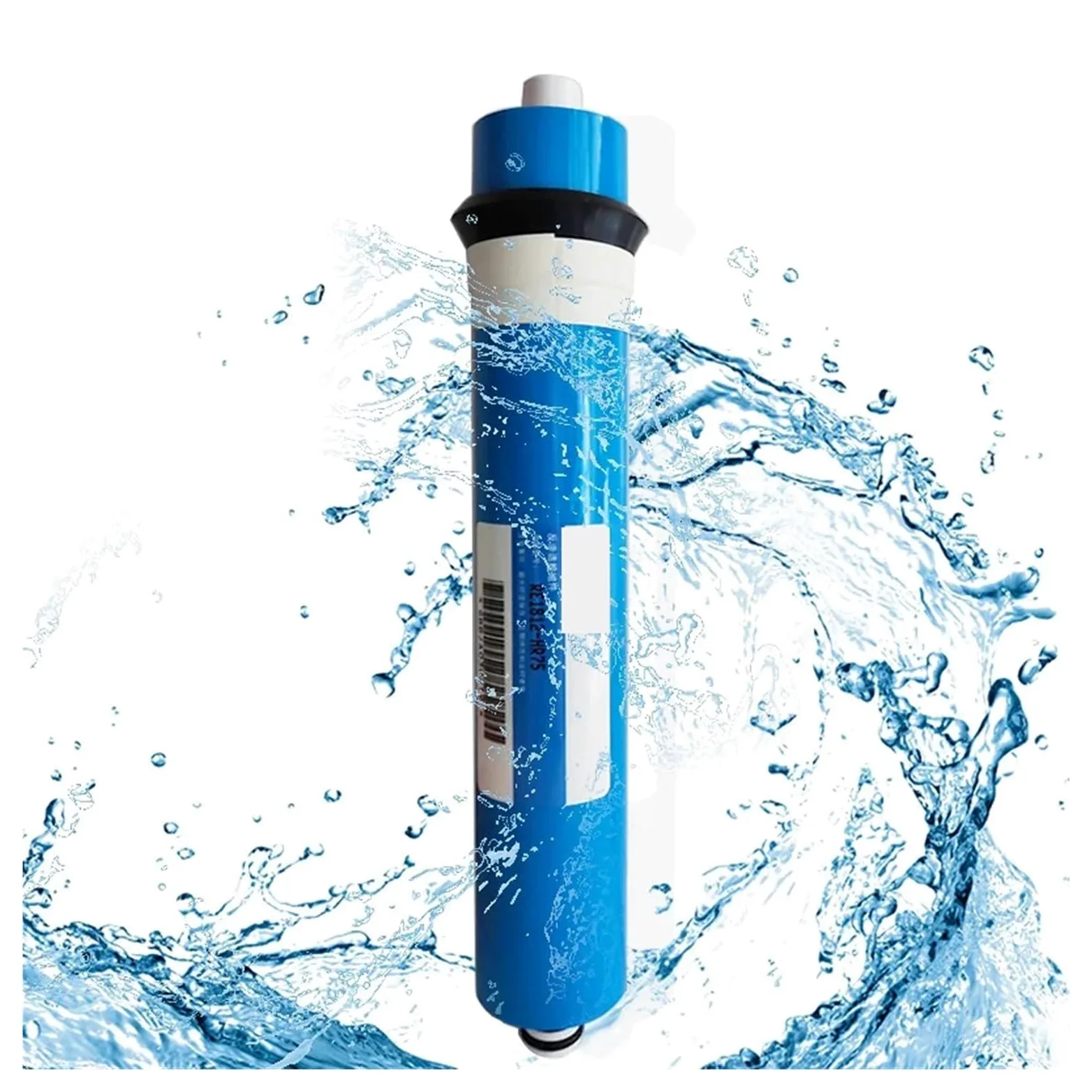 2 SZTUK 50/75/100GPD Domowa Kuchnia Odwrócona Osmoza Membrana RO Wymiana Systemu Wody Filtr Oczyszczający System Filtrów Wody Redukuje zanieczyszczenia(2012 100G 2PS)