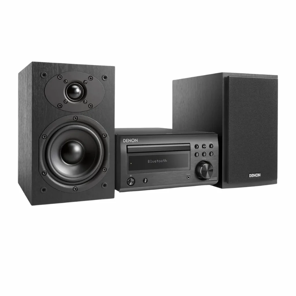 Denon D-M41DAB Kompaktowy Zestaw Stereo, Czarny