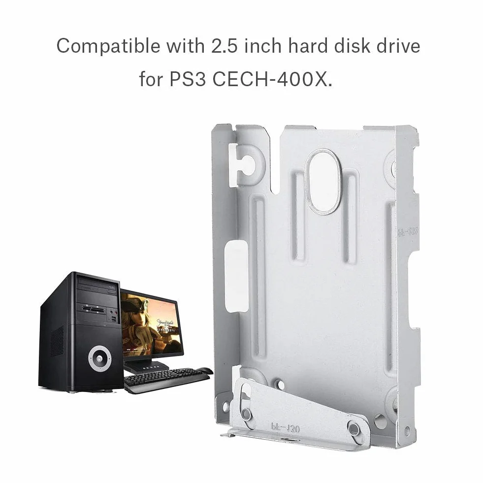 Super Slim Klatka na Dysk Twardy 2.5 HDD Żelazo Uchwyt Montaż Adapter 400X
