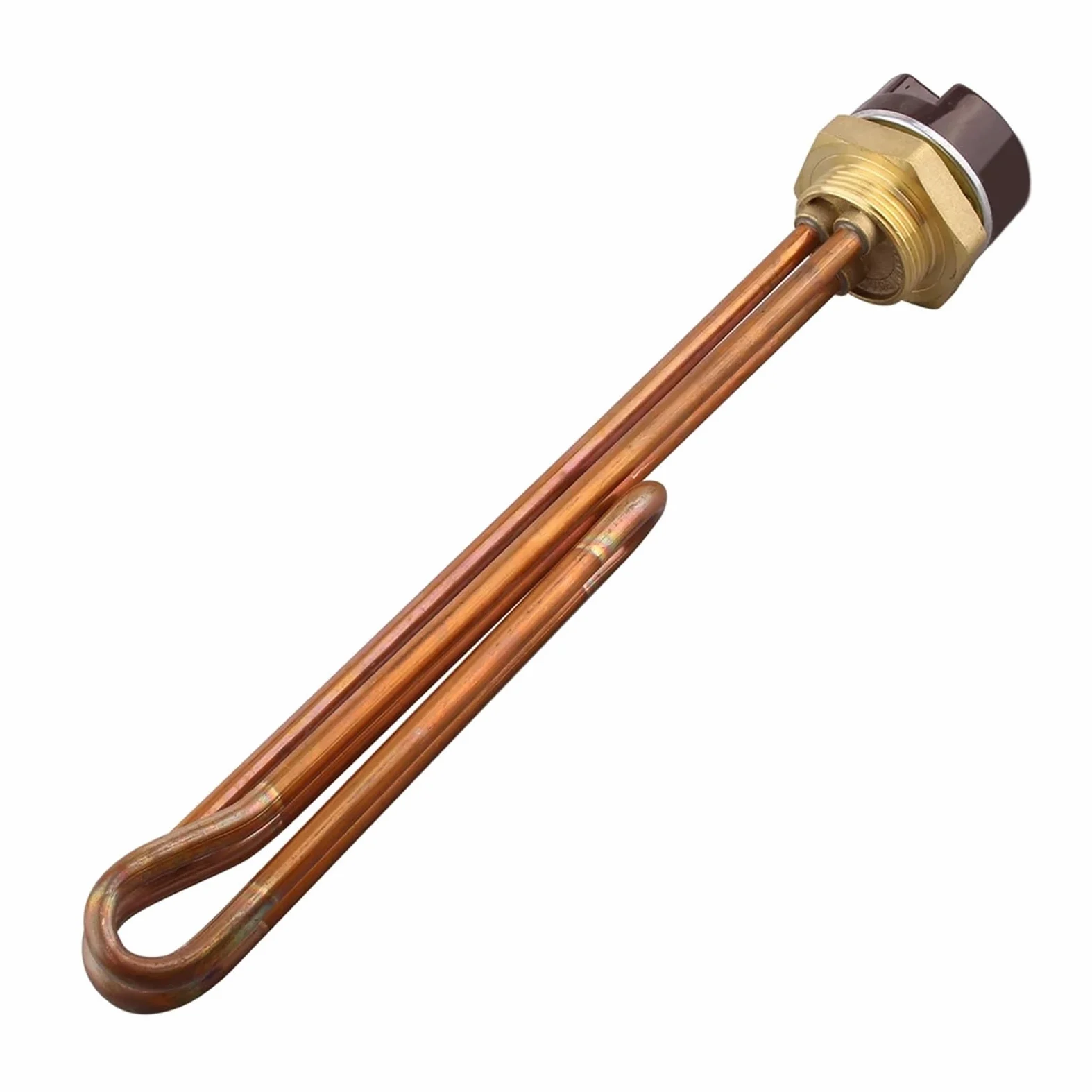 Rezystor do podgrzewacza wody 220 V Miedź Typ U Składana grzałka zanurzeniowa Kontrola temperatury DN32 280 mm 8 1200 W-3000 W(Fold Back 220V 3000W)