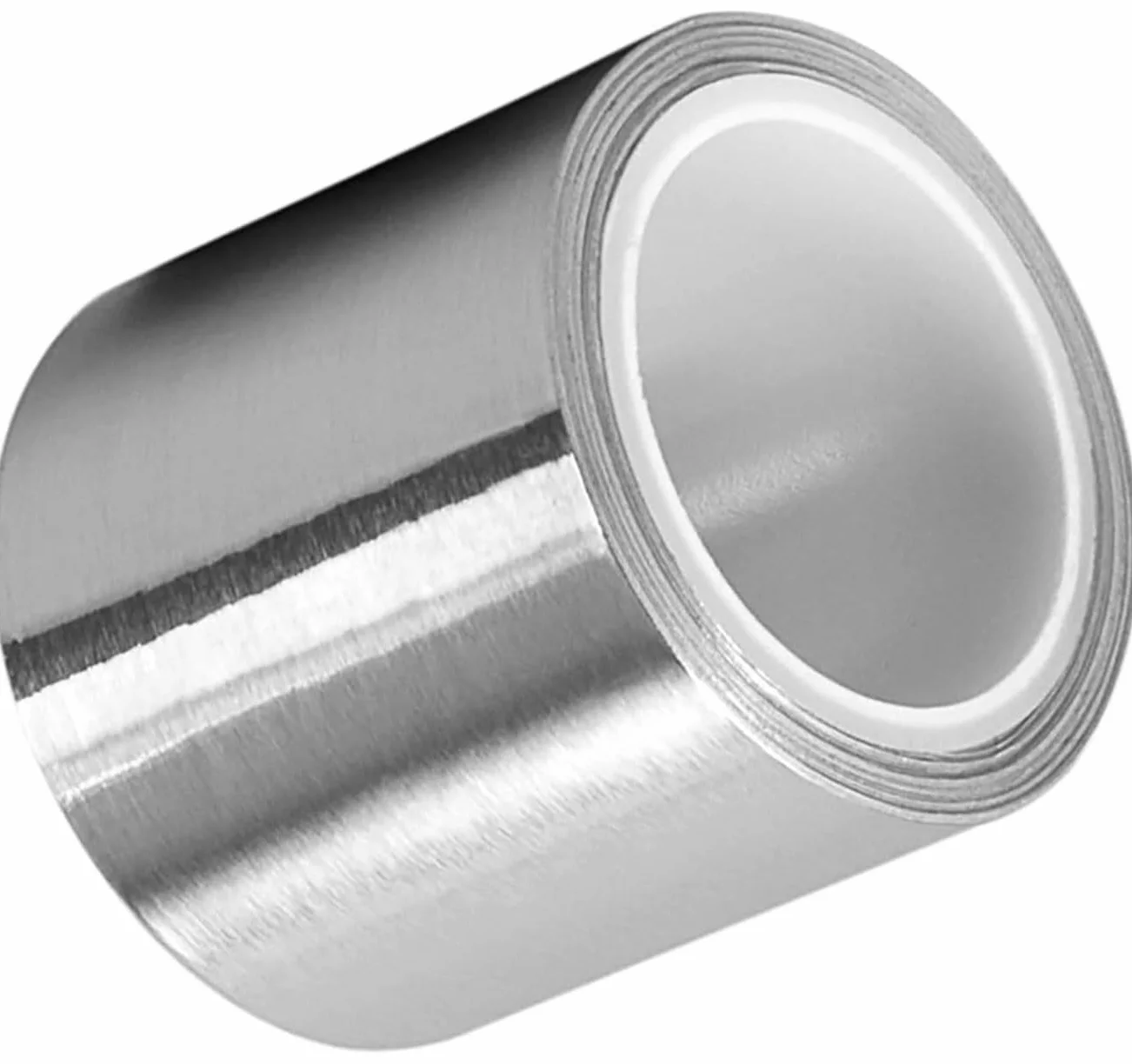 Taśma z folii aluminiowej w kolorze srebrnym | 10cm