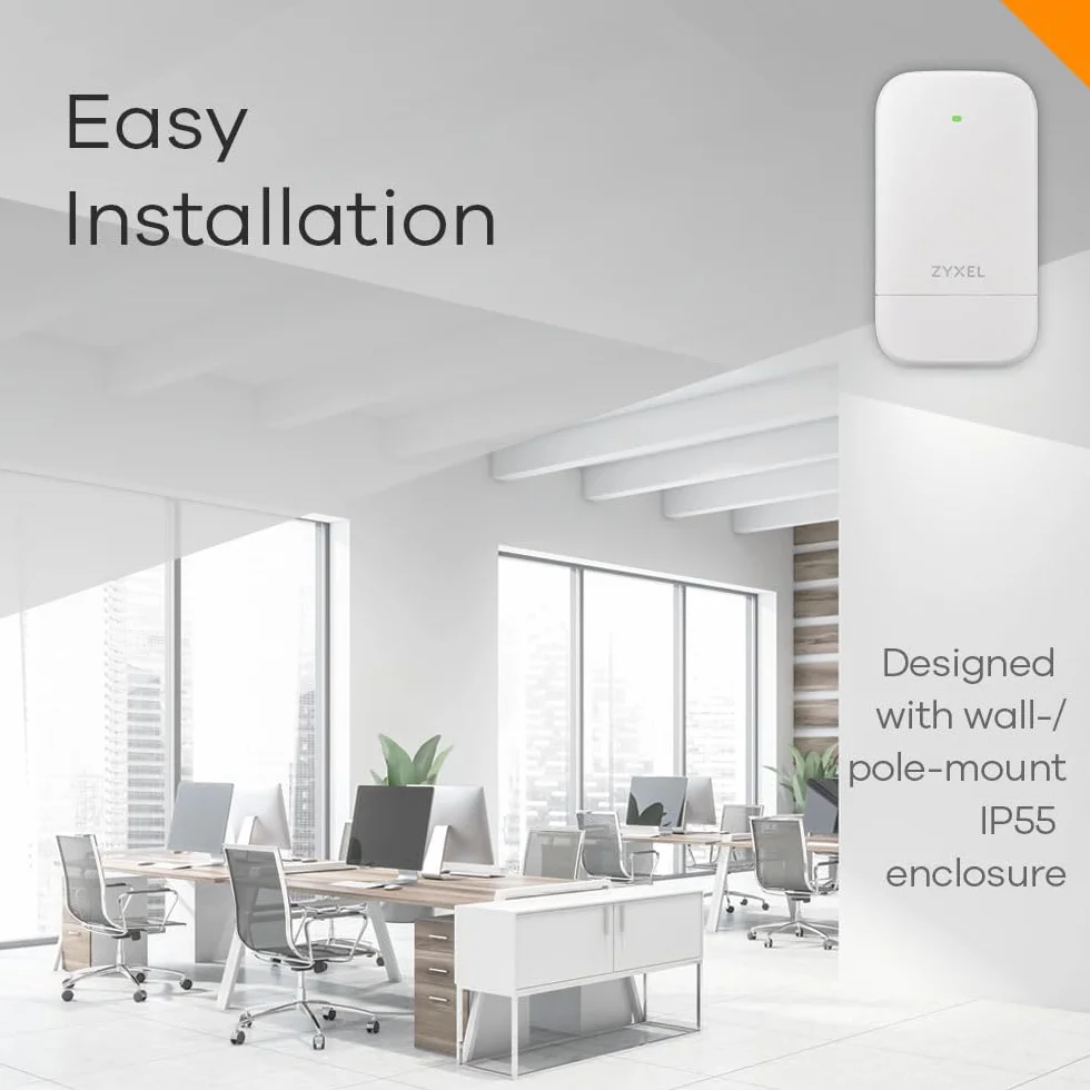 Zyxel 4-portowy Gigabit PoE Extender | IEEE802.3af/at/BT Standard | 1-Port 60 W in 3-Port 30W Out | Indoor & Outdoor | Nebula Cloud [POE12-3PD]