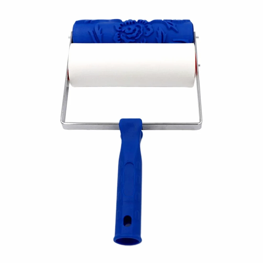 wałek malarski, 7'' tłoczony wałek malarski, pędzel gąbkowy, do szablonów ściennych, wzór kwiatowy