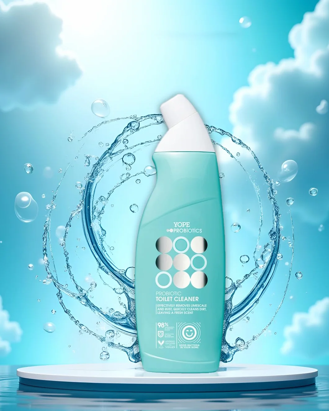 YOPE Naturalny środek do czyszczenia toalet | 98% naturalne składniki | PROBIOTYKI 750 ml