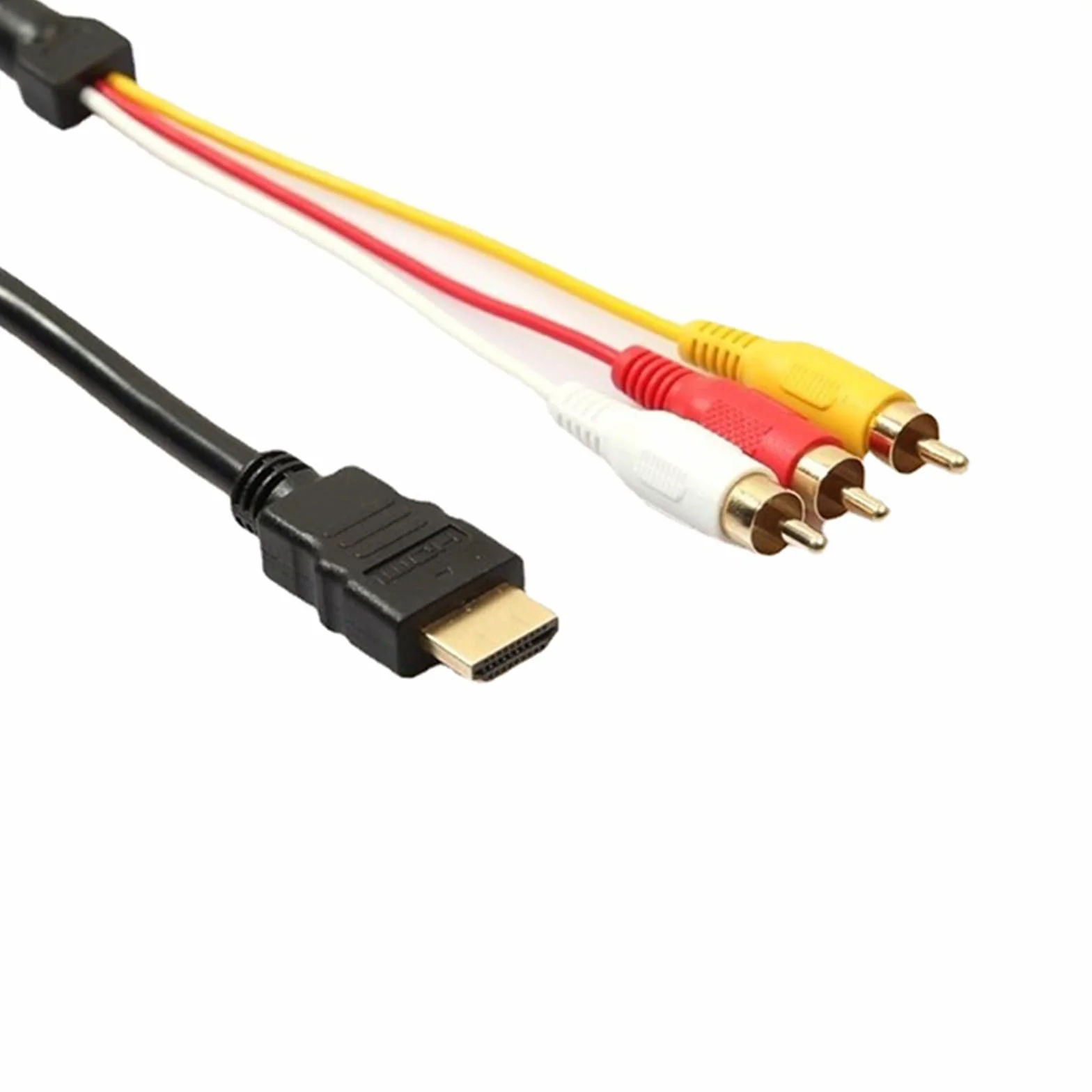 Kabel 1,5 m adapter męski RCA AV do wideo audio telewizor HDTV DVD