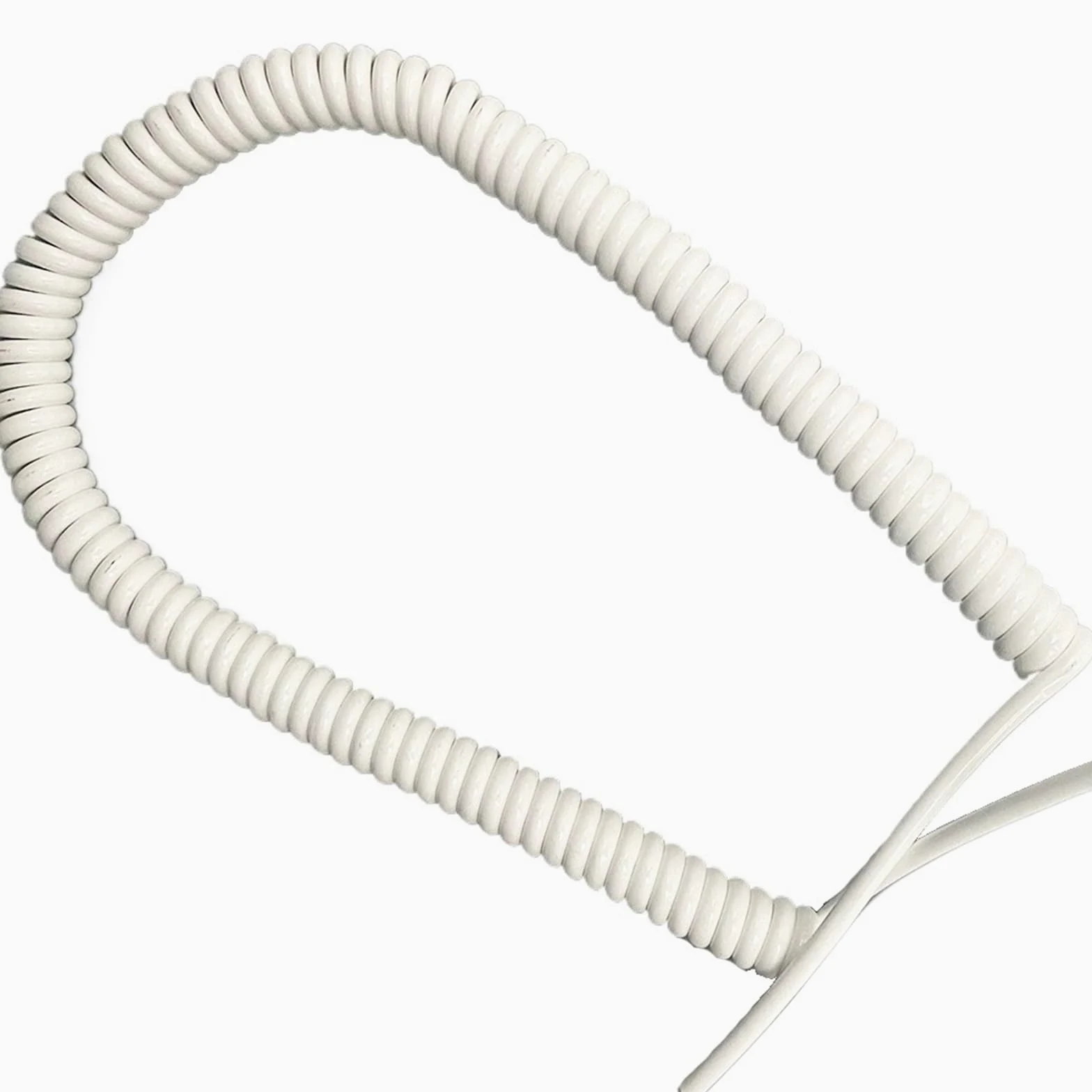 Przewód elektryczny 3-żyłowy, kwadratowy, spiralny, elastyczny kabel z rdzeniem miedzianym, 0,75 mm, rozciągliwy, sprężynowy drut(Stretch 8 Meters)
