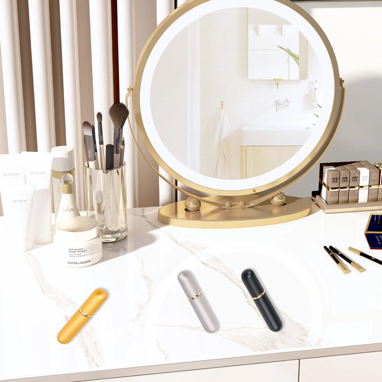 GUTERTOP 6 sztuk pisaków do inhalacji, do olejków eterycznych, do olejków eterycznych, tubki do aromaterapii, butelki do nosa, do perfum, z 6 bawełnianymi knotami