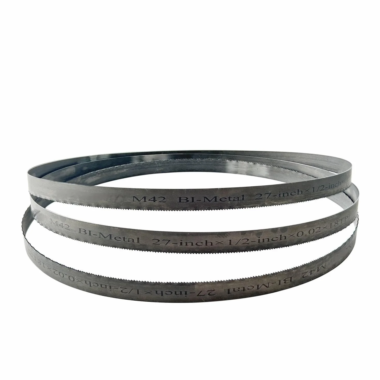 Piły taśmowe, Bimetalowe brzeszczoty do pił taśmowych, 18TPI 690mm M42 brzeszczoty do pił taśmowych, 13mm kompaktowe brzeszczoty do pił taśmowych do cięcia twardego drewna i metalu