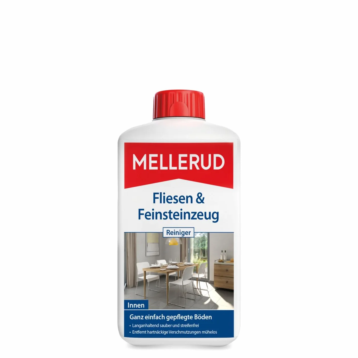 MELLERUD Mellerud środek do czyszczenia płytek i kamionki porcelanowej, 1 x 1 l, niezawodny środek do usuwania tłustych i uporczywych zabrudzeń