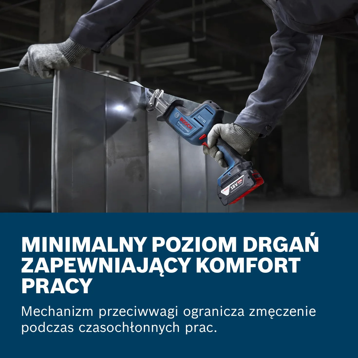 Bosch Professional 18V System Akumulatorowa piła szablasta GSA 18V-24 (brzeszczot S922EF, S2345X)
