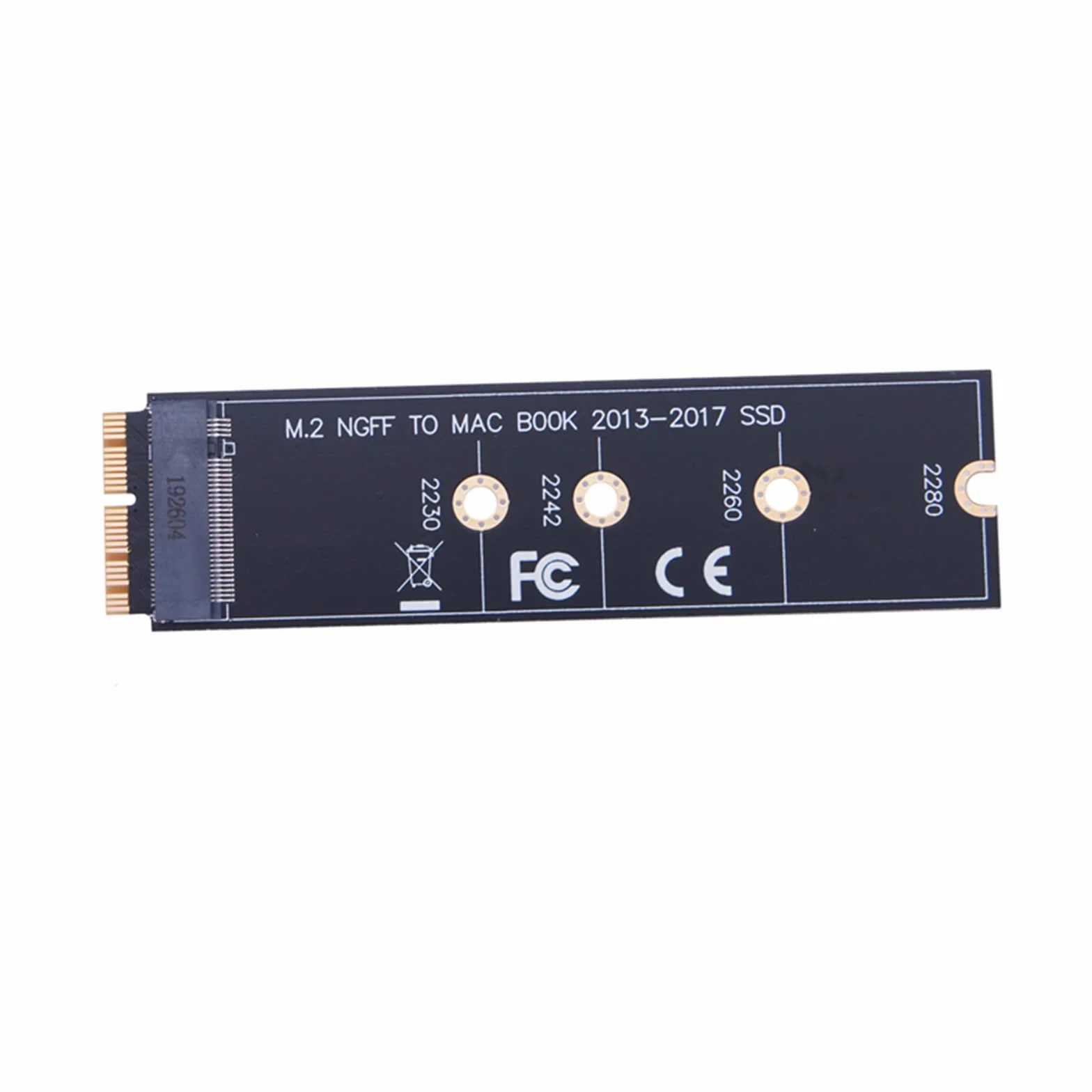 WANGCL Adapter M2 MacBook Air Nvme Pcie Adapter NVME/AHCI SSD, ulepszony zestaw do aktualizacji MacBooka Pro 2013-2015 MacBook Air 2013-2017