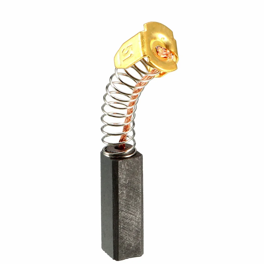 sourcing map Szczotki węglowe z węglem węglowym 20 mm x 7 mm x 6 mm do elektrycznego silnika elektrycznego narzędzie do podnoszenia bieżni silnika naprawa części 4 szt