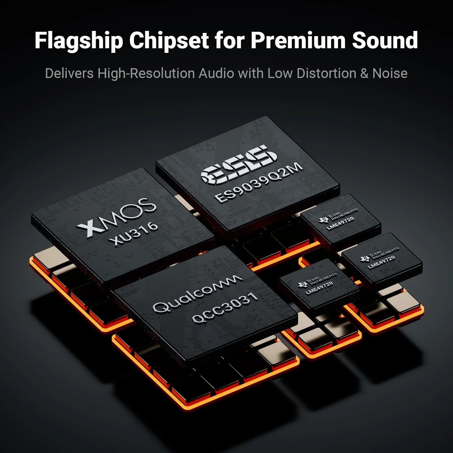 Fosi Audio ZD3 Pulpit Przedwzmacniacz DAC ES9039Q2M Zbalansowany Przetwornik Cyfrowo-Analogowy