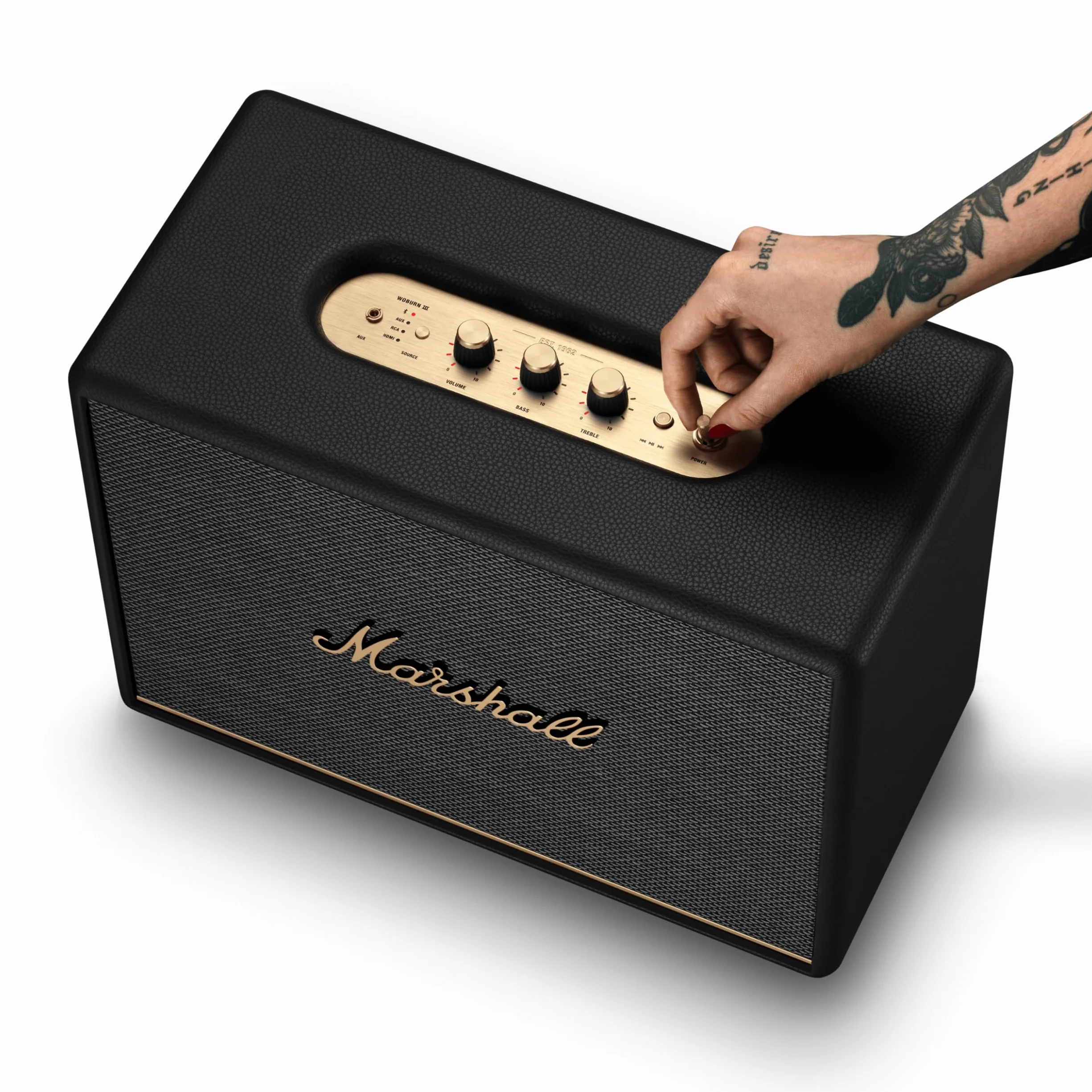 Marshall Woburn III Głośnik Bluetooth Czarny 46 x 38 x 26 cm