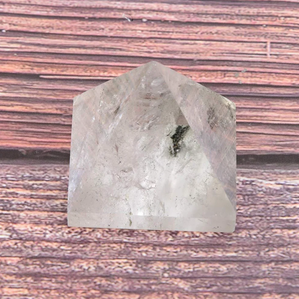 naturalny kryształ kwarcowy piramida Energy Healing Tower Home Funkcjonalna ozdoba dekoracyjna